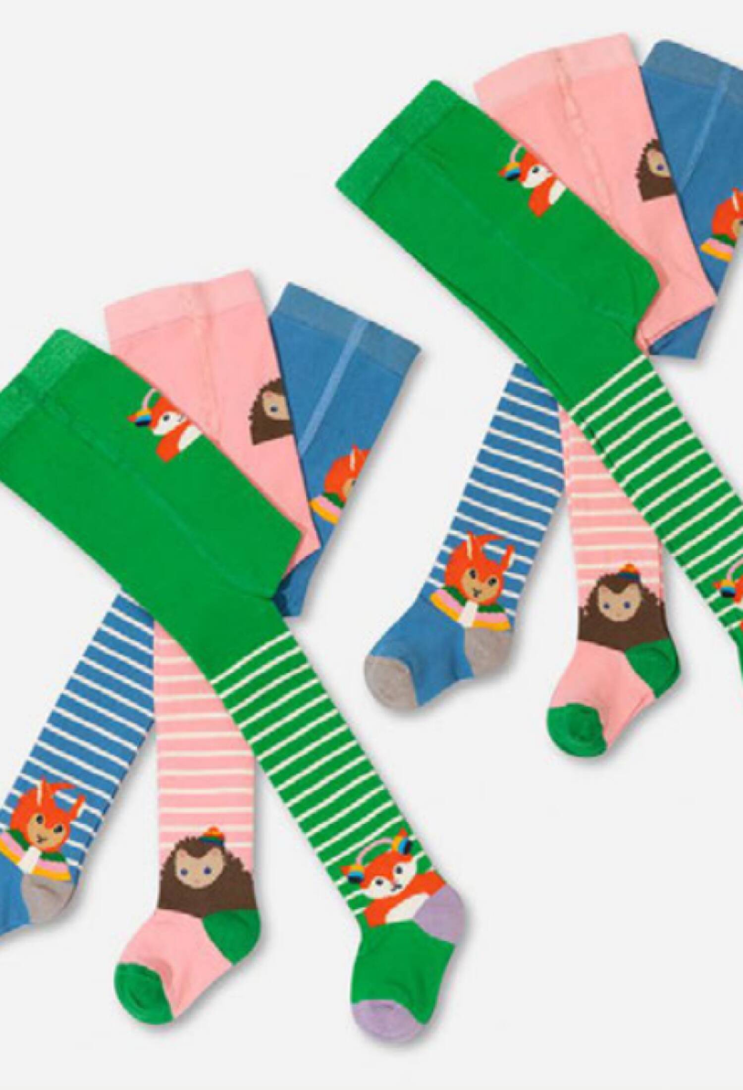 Toptan 6'lı Kız Külotlu Çorap (Desenli) 1064-KKLT-029-21(18-24) - 1064-KKLT-029-21(18-24) - Brand: Defne - Kids & Bby Clothes From Peralane Kids Turkey