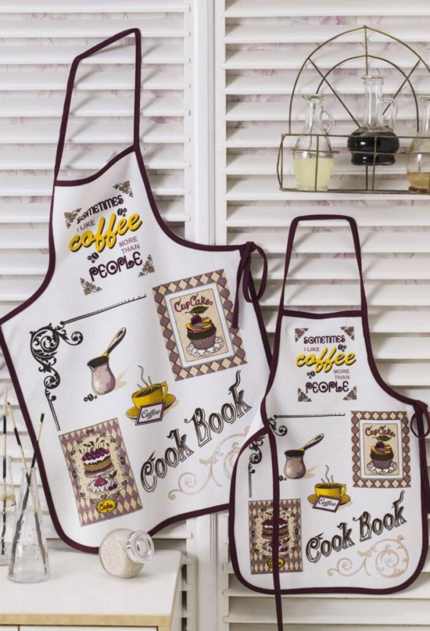 Toptan Anne Çocuk Mutfak Önlüğü Takımı 5-12Y 1072-860 - 1072-860 - Brand: Ramel Kids - Kids & Bby Clothes From Peralane Kids Turkey