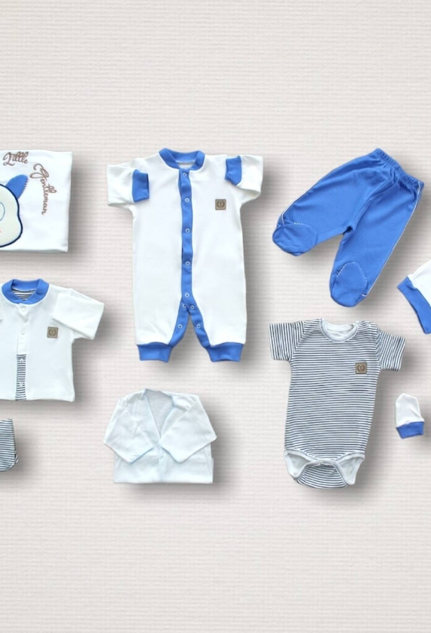 Toptan Bebek 10'lu Yenidoğan Takım 0-3M 1074-15218 - 1074-15218 - Brand: Tomuycuk - Kids & Bby Clothes From Peralane Kids Turkey