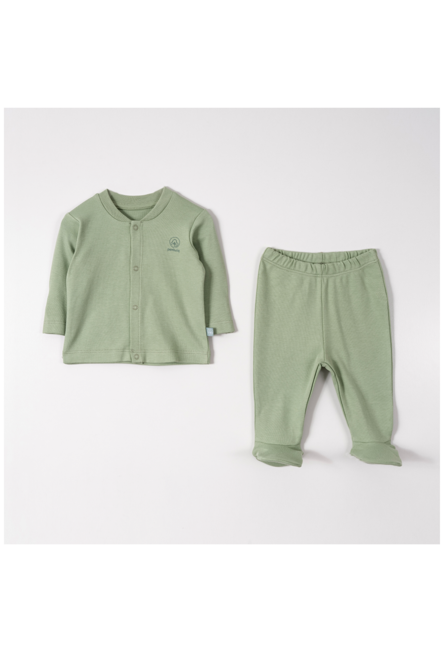 Toptan Bebek 2'li Badi ve Pantolon Takımı 0-6M 2030-6548 - 2030-6548 - Brand: Pambuliq - Kids & Bby Clothes From Peralane Kids Turkey