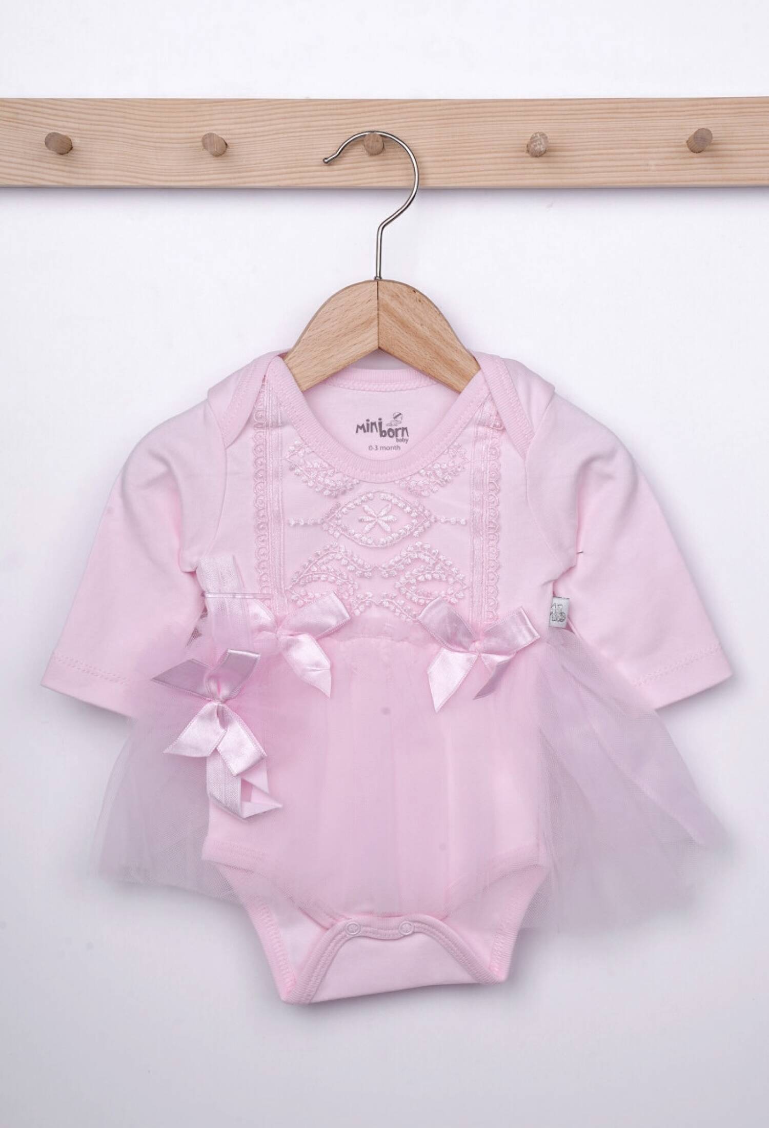 Toptan Bebek 2'li Elbise ve Saç Bandı Takım 0-12M 2019-2199 - 2019-2199 - Brand: Miniborn - Kids & Bby Clothes From Peralane Kids Turkey