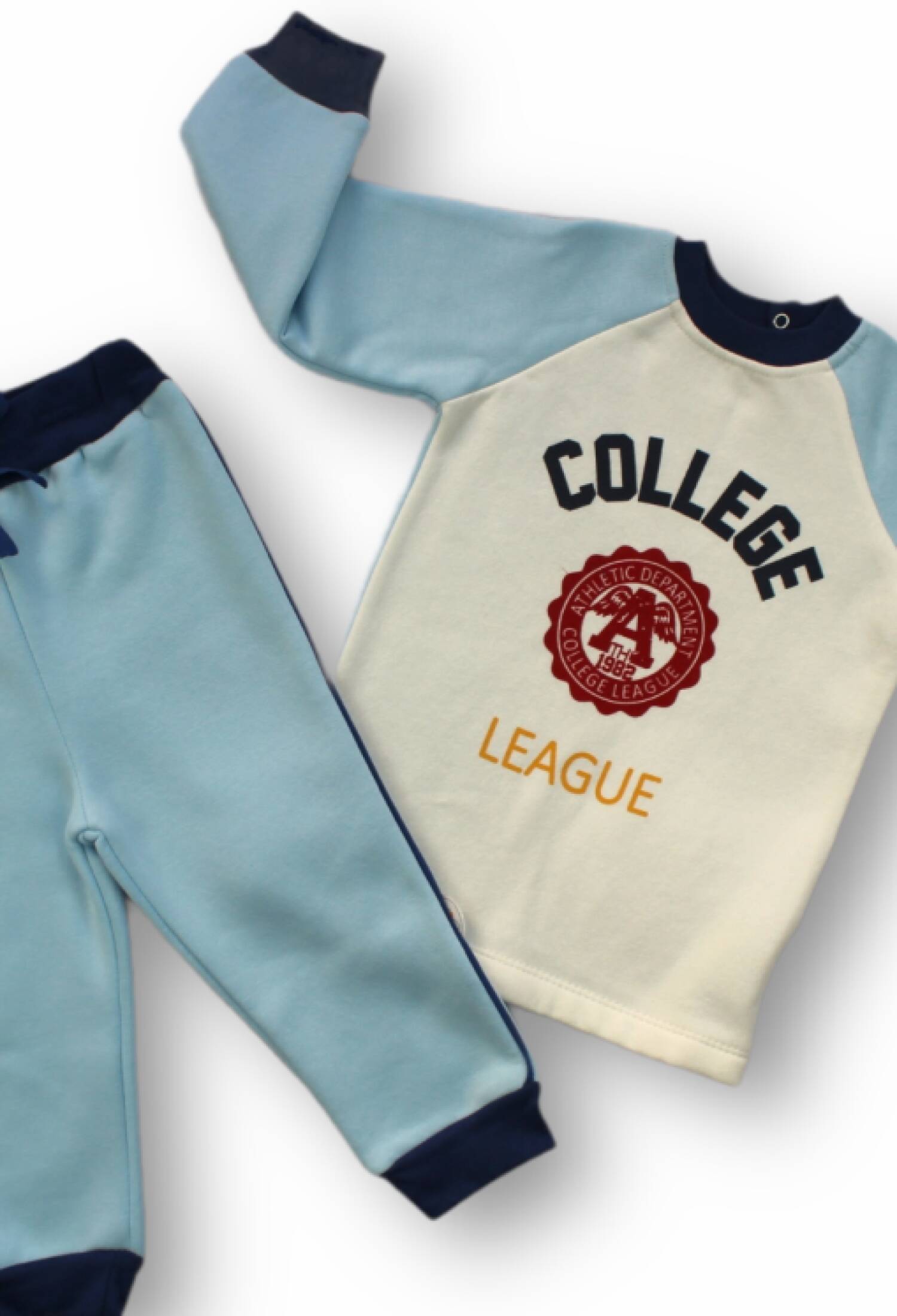 Toptan Bebek 2'li Eşofman Takımı 9-36M 1074-75327 - 1074-75327 - Brand: Tomuycuk - Kids & Bby Clothes From Peralane Kids Turkey