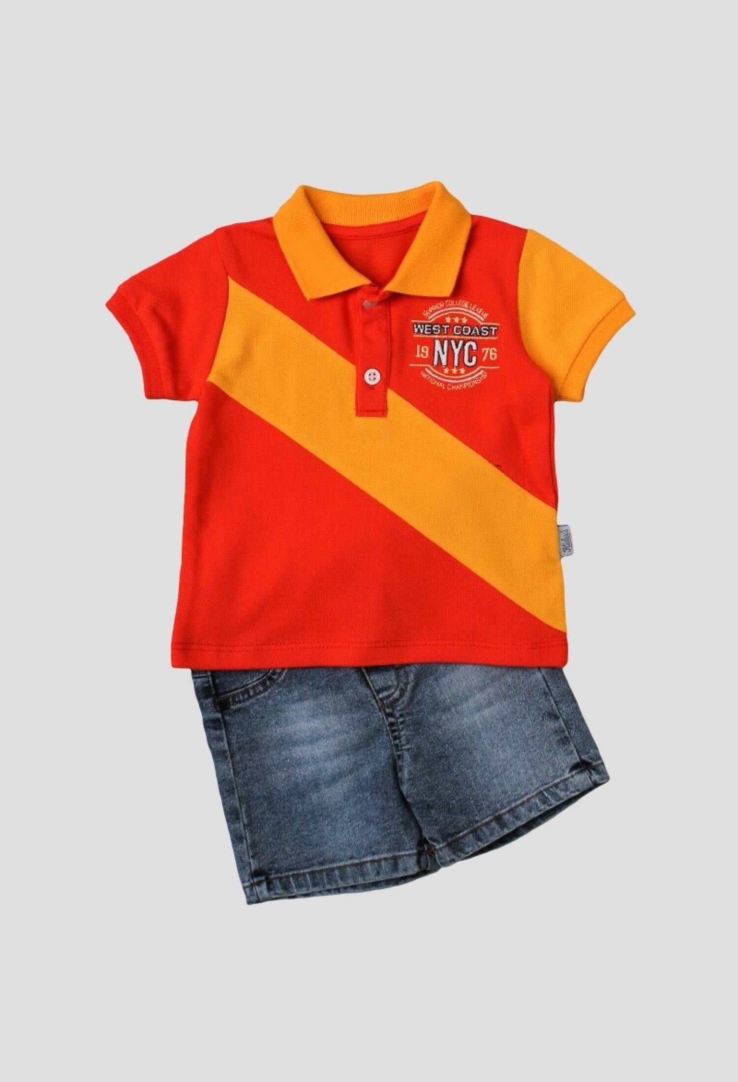 Toptan Bebek 2'li Tişört ve Kot Kapri Takım 6-24M 1026-35056 - 1026-35056 - Brand: Kidexs - Kids & Bby Clothes From Peralane Kids Turkey