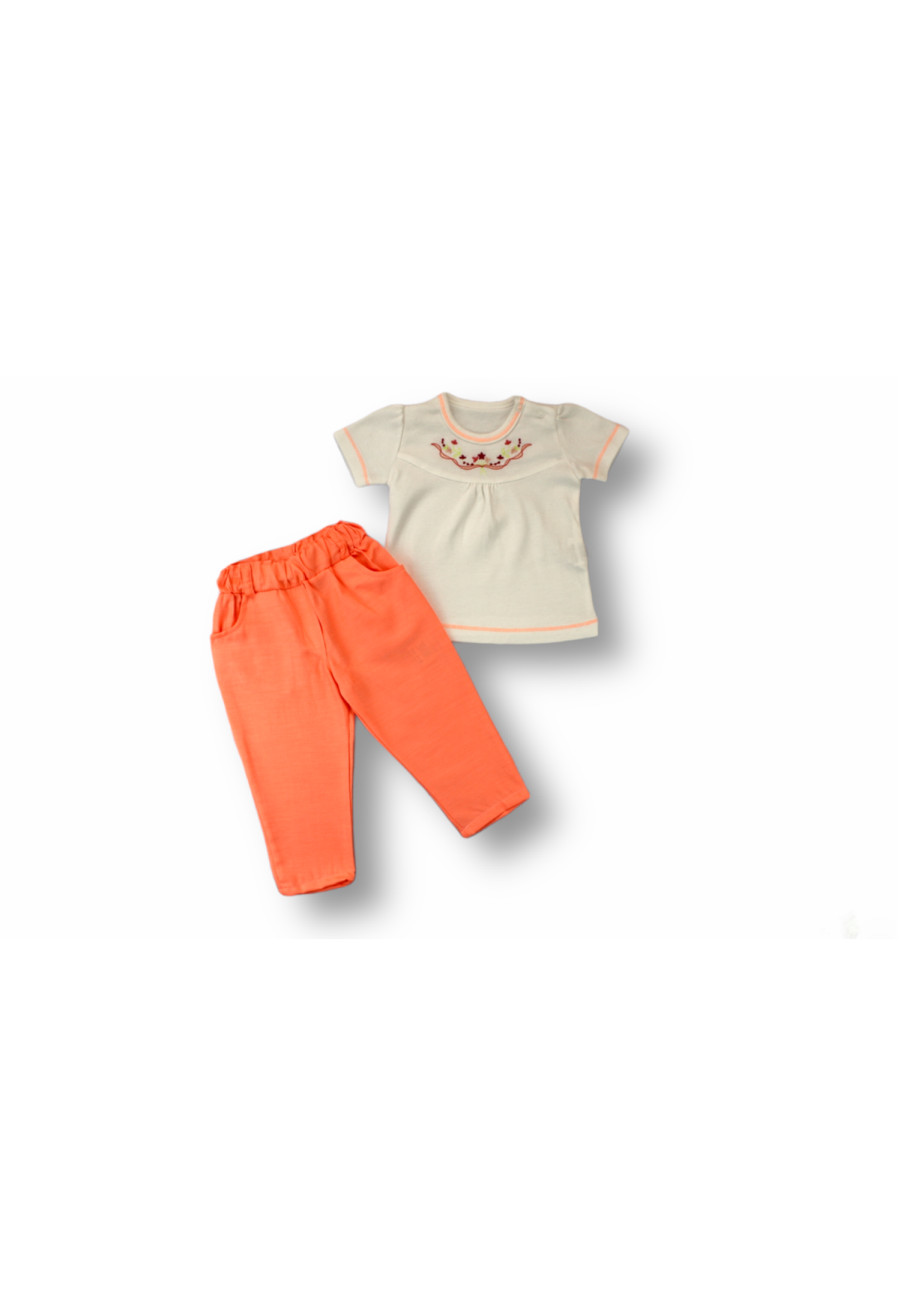 Toptan Bebek 2'li Tişört ve Pantolon Takım 3-18M 1074-75323 - 1074-75323 - Brand: Tomuycuk - Kids & Bby Clothes From Peralane Kids Turkey