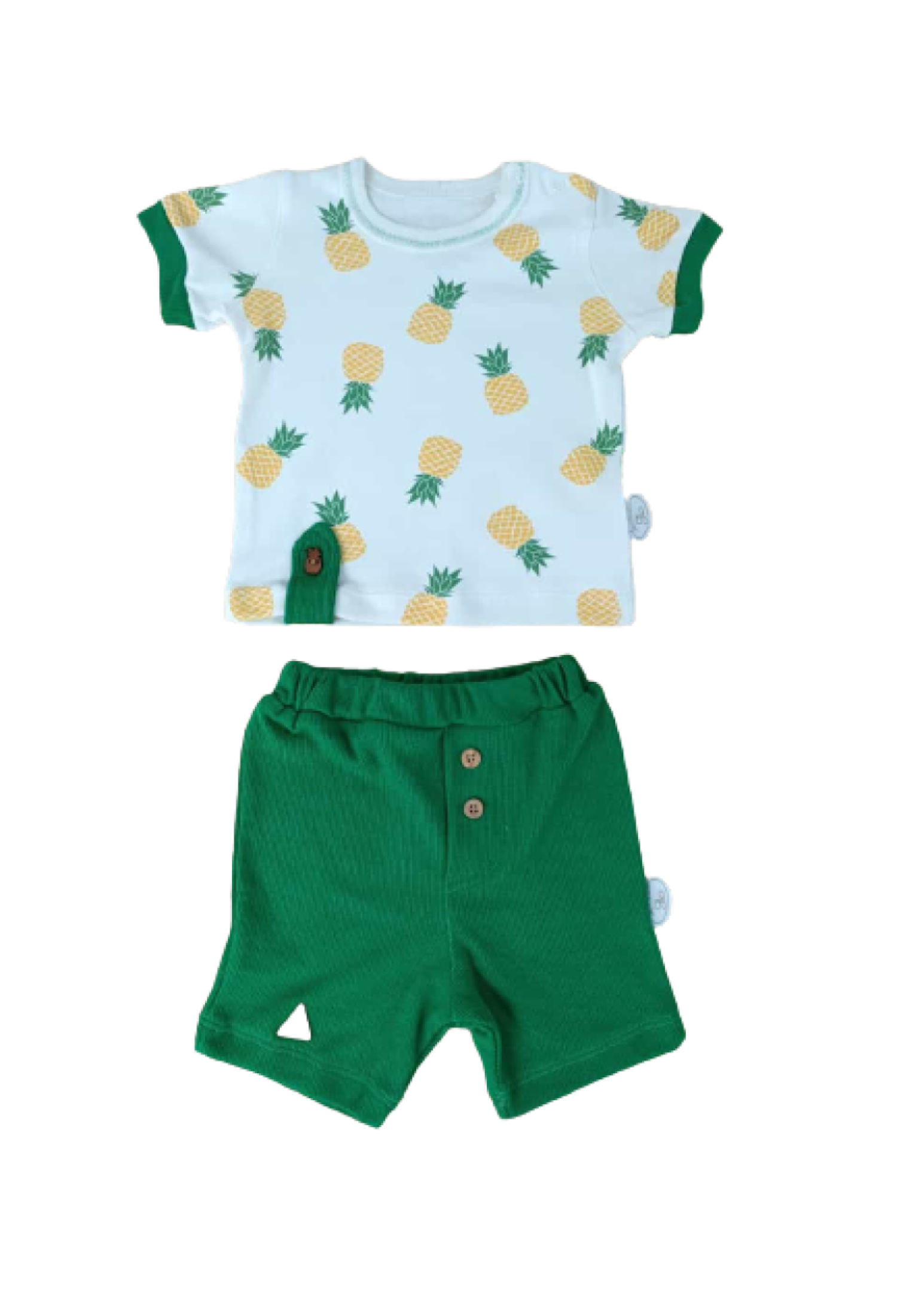 Toptan Bebek 2'li Tişört ve Şort Takım 3-18M 1074-75491 - 1074-75491 - Brand: Tomuycuk - Kids & Bby Clothes From Peralane Kids Turkey