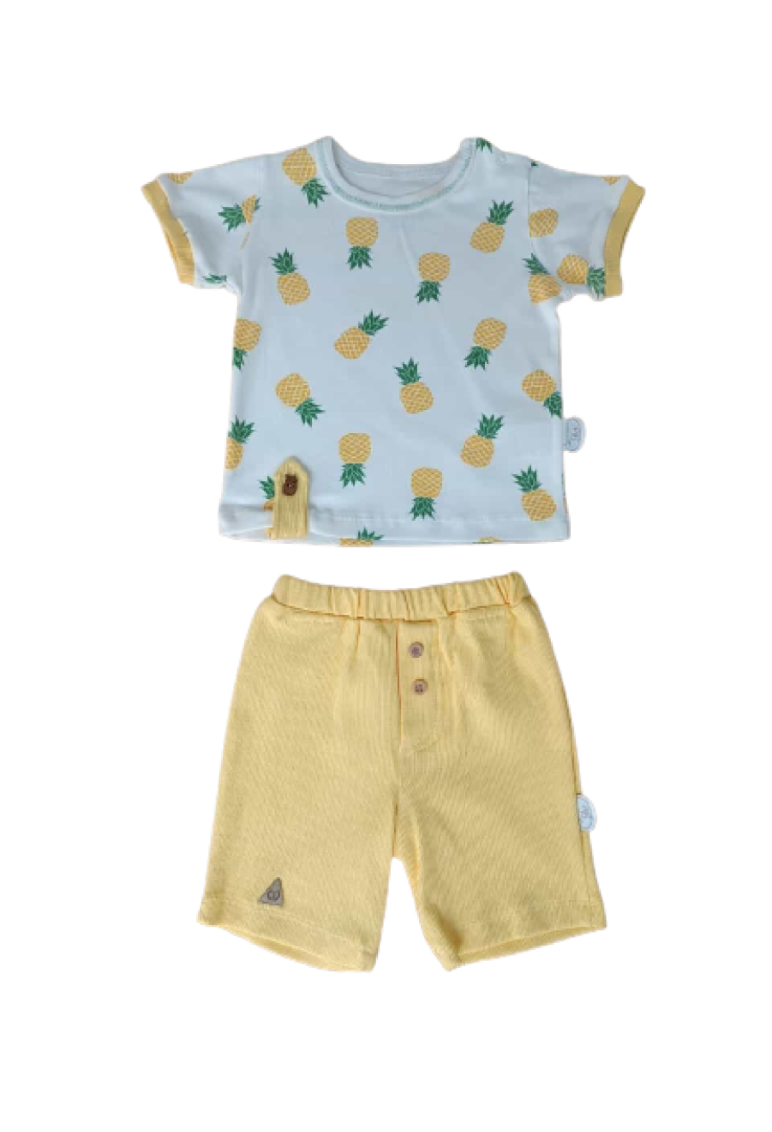 Toptan Bebek 2'li Tişört ve Şort Takım 3-18M 1074-75491 - 1074-75491 - Brand: Tomuycuk - Kids & Bby Clothes From Peralane Kids Turkey