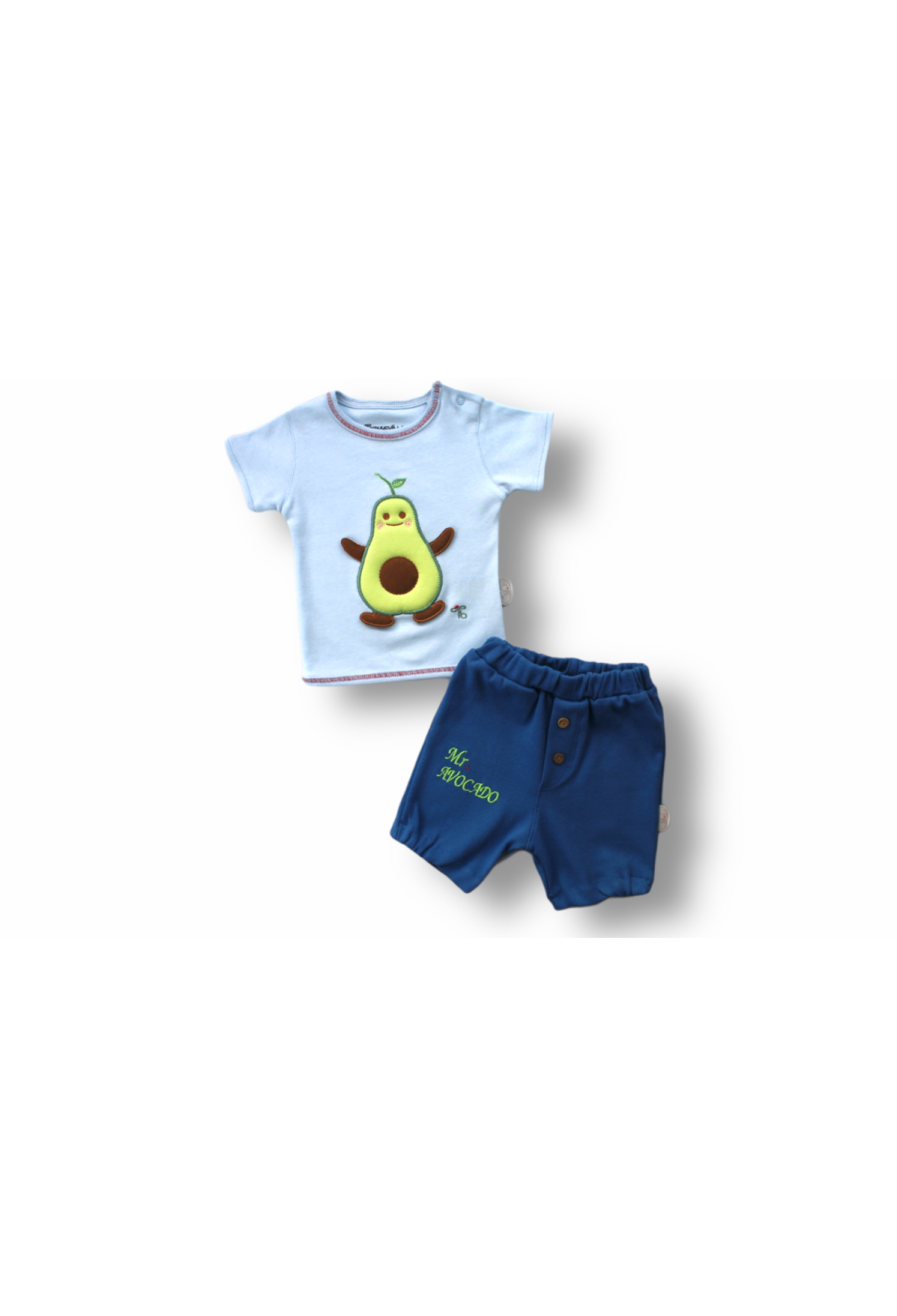 Toptan Bebek 2'li Tişört ve Şort Takım 3-18M 1074-75508 - 1074-75508 - Brand: Tomuycuk - Kids & Bby Clothes From Peralane Kids Turkey