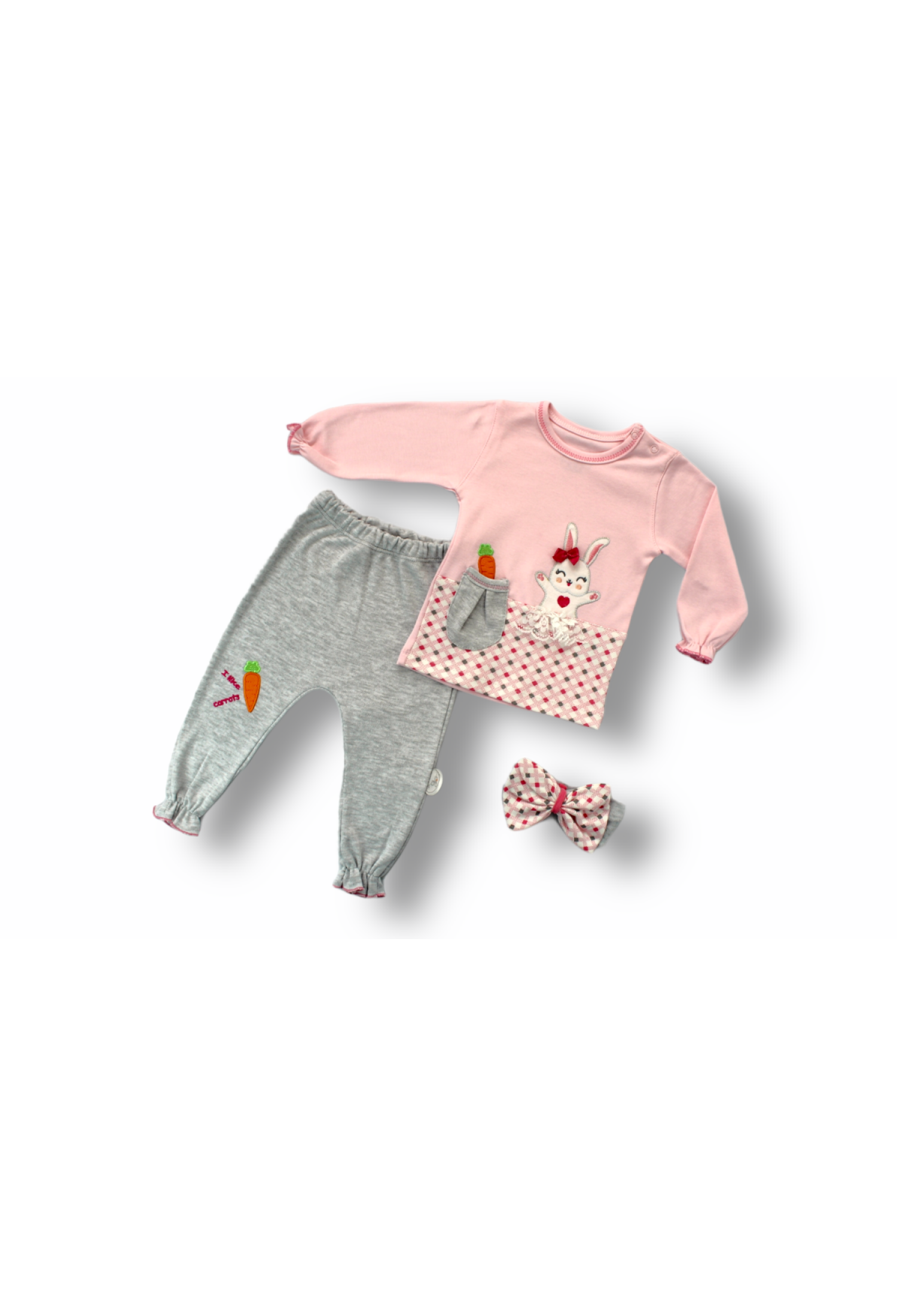 Toptan Bebek 3'lü Eşofman Takımı 3-18M 1074-75474 - 1074-75474 - Brand: Tomuycuk - Kids & Bby Clothes From Peralane Kids Turkey