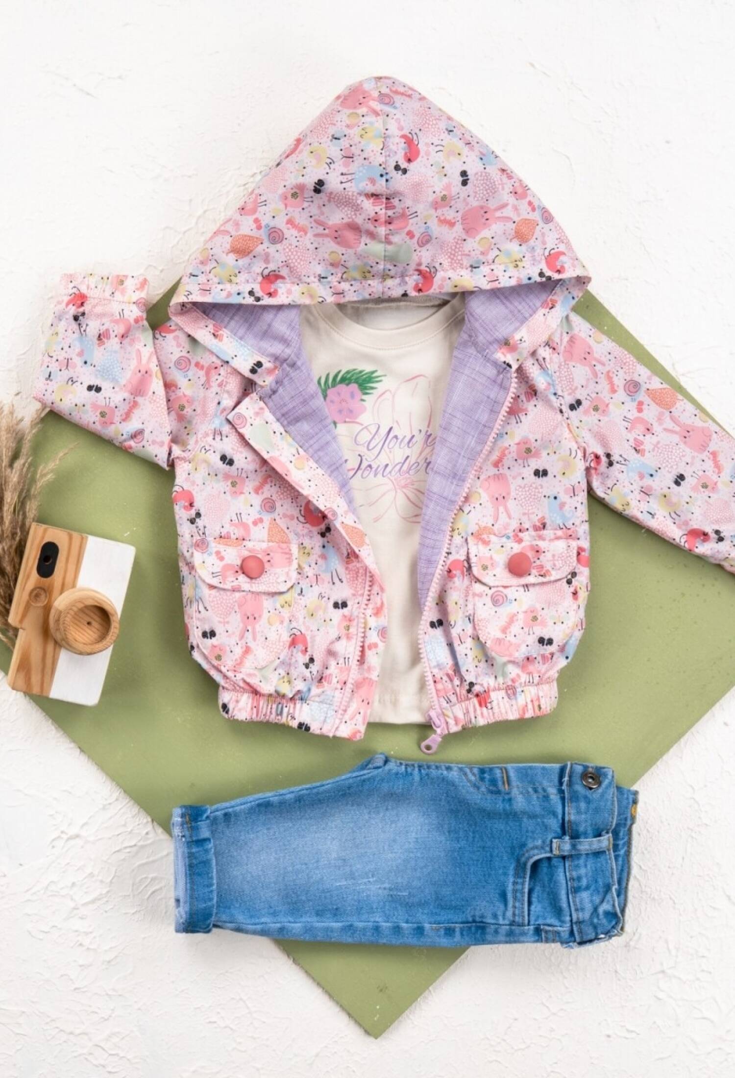 Toptan Bebek 3lü Yağmurluk Badi Pantolon Takım 6-24M 2035-1554 - 2035-1554 - Brand: Bubbly - Kids & Bby Clothes From Peralane Kids Turkey