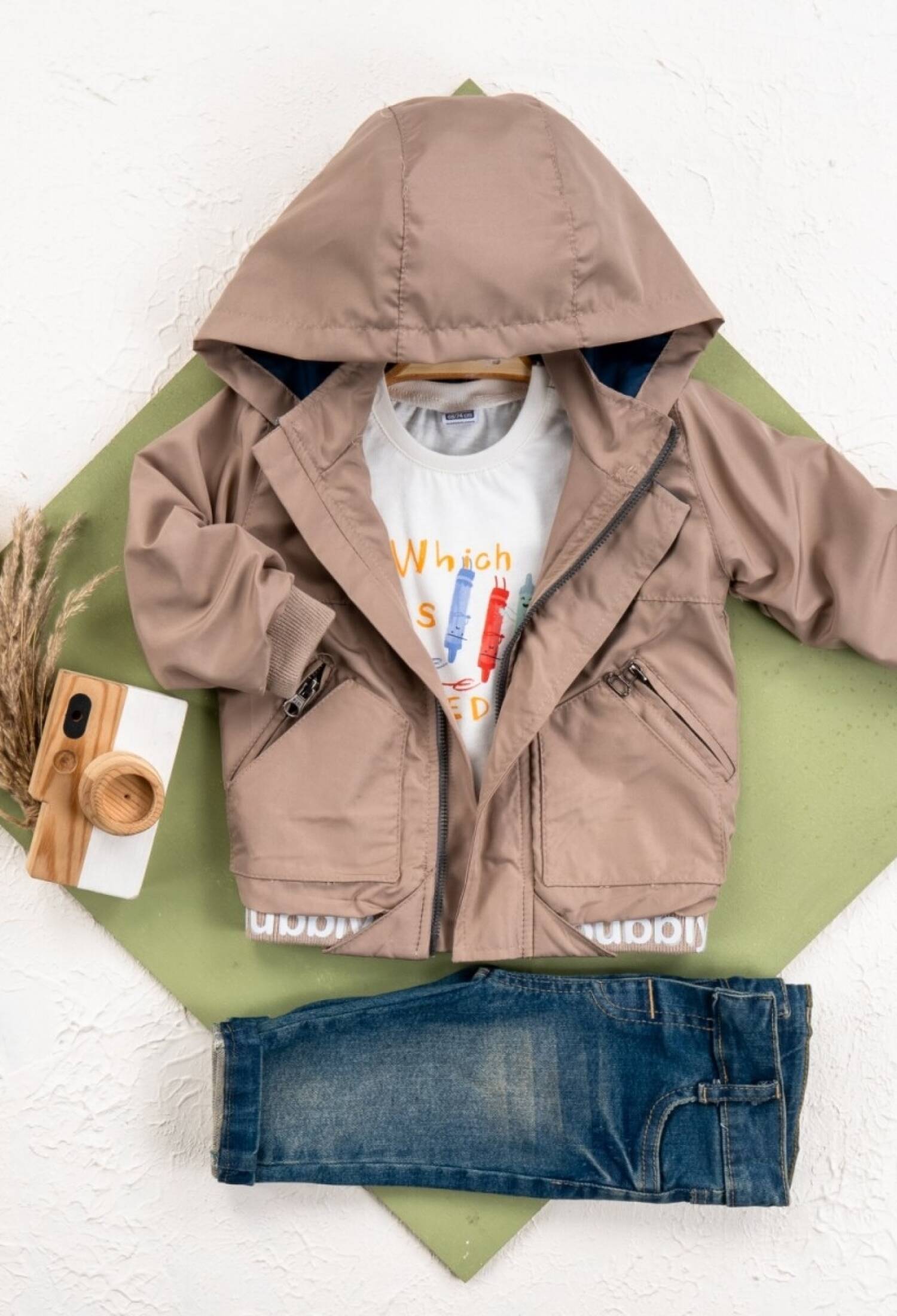 Toptan Bebek 3lü Yağmurluk Badi Pantolonlu Takım 6-24M 2035-1553 - 2035-1553 - Brand: Bubbly - Kids & Bby Clothes From Peralane Kids Turkey