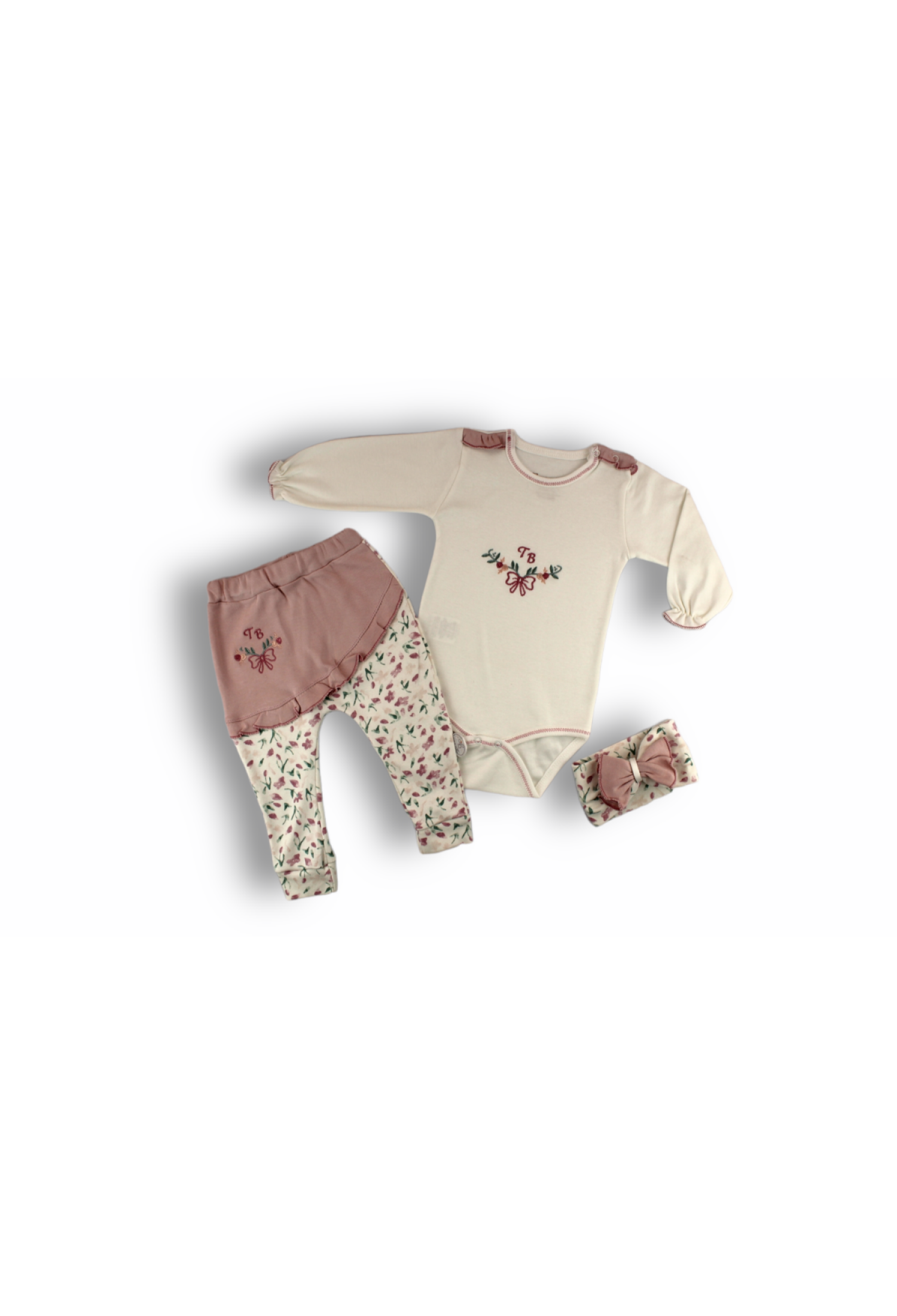 Toptan Bebek 3'lü Yenidoğan Takım 3-12M 1074-75456 - 1074-75456 - Brand: Tomuycuk - Kids & Bby Clothes From Peralane Kids Turkey