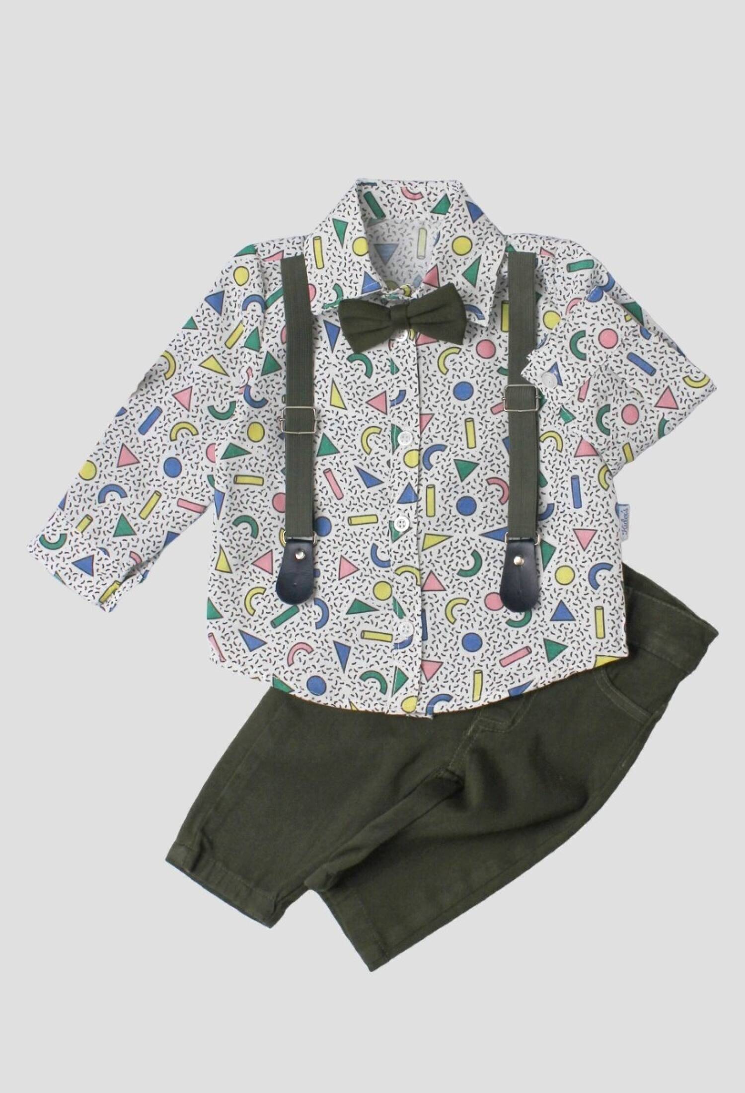 Toptan Bebek 4'lü Gömlek Pantolon Papyon ve Pantolon Askısı Takım 6-24M 1026-35046 - 1026-35046 - Brand: Kidexs - Kids & Bby Clothes From Peralane Kids Turkey