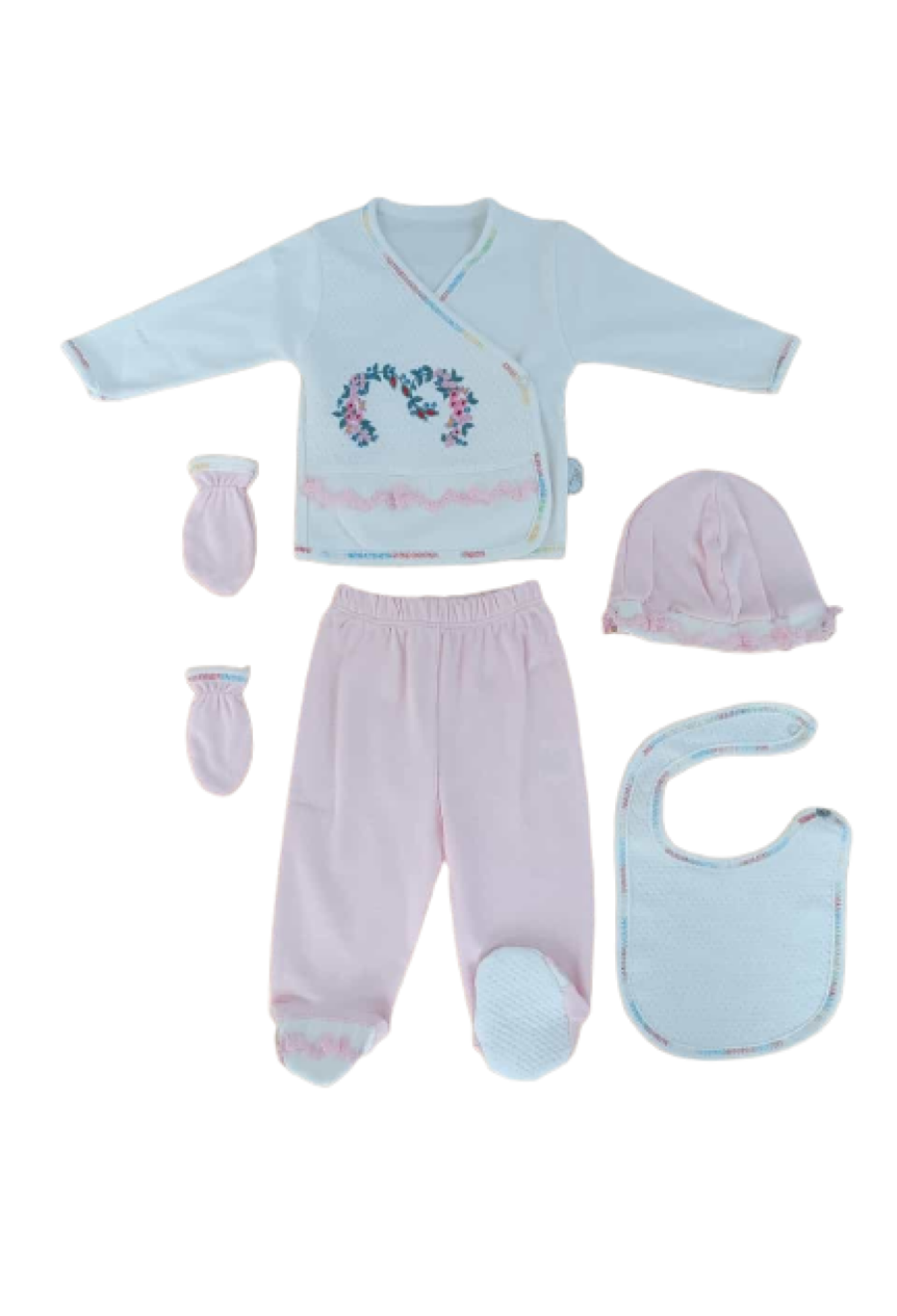 Toptan Bebek 5'li Yenidoğan Takım 0-3M 1074-15257 - 1074-15257 - Brand: Tomuycuk - Kids & Bby Clothes From Peralane Kids Turkey