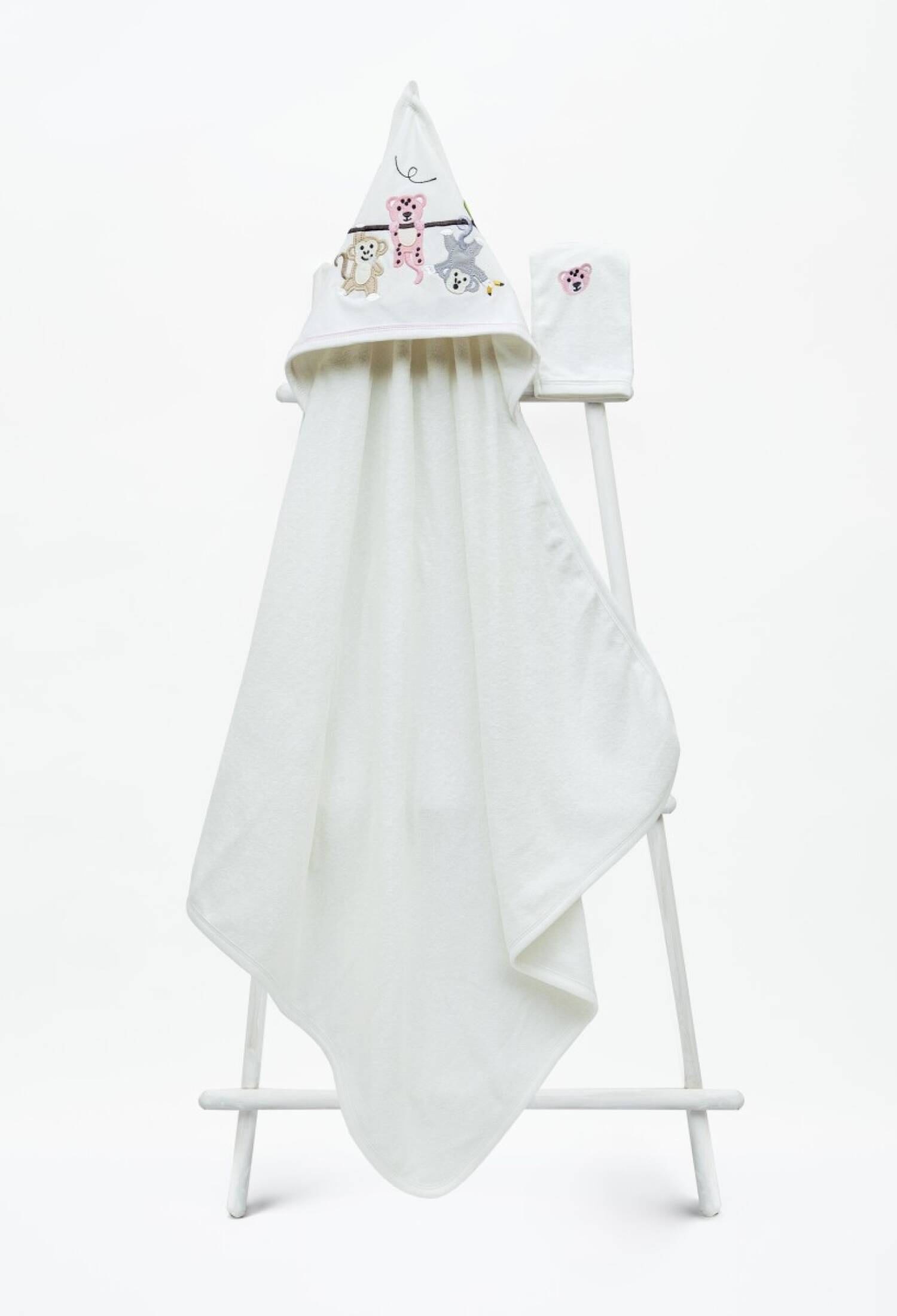 Toptan Bebek Havlu ve Banyo Kesesi 85x85cm 1-3Y 2015-9-827 - 2015-9-827 - Brand: Babyline - Kids & Bby Clothes From Peralane Kids Turkey