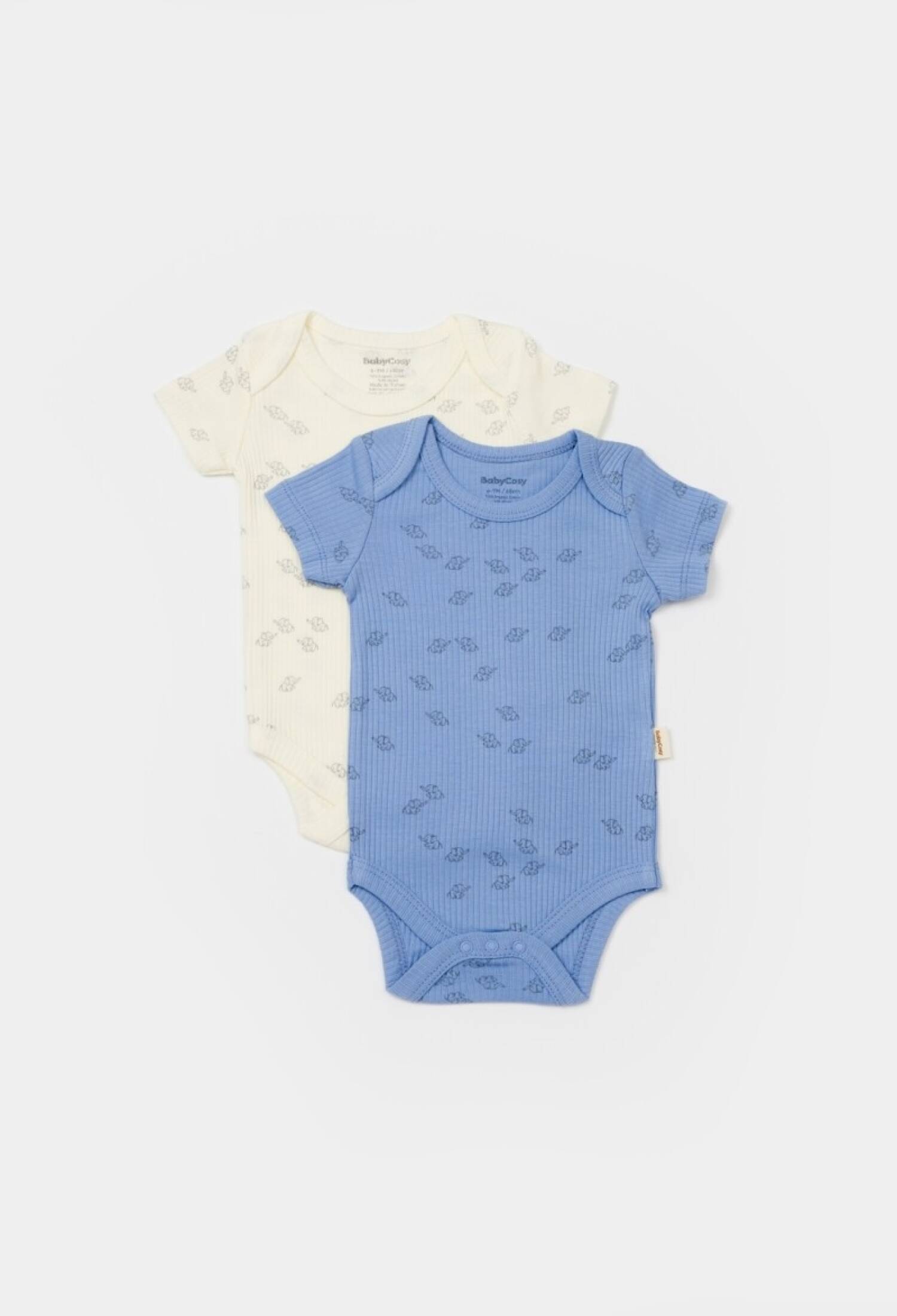 Toptan Bebek Modal 2'li Kısa Kollu Badi Baby Cosy 2022-CSYM11215 - 2022-CSYM11215 - Brand: BabyCosy - Kids & Bby Clothes From Peralane Kids Turkey