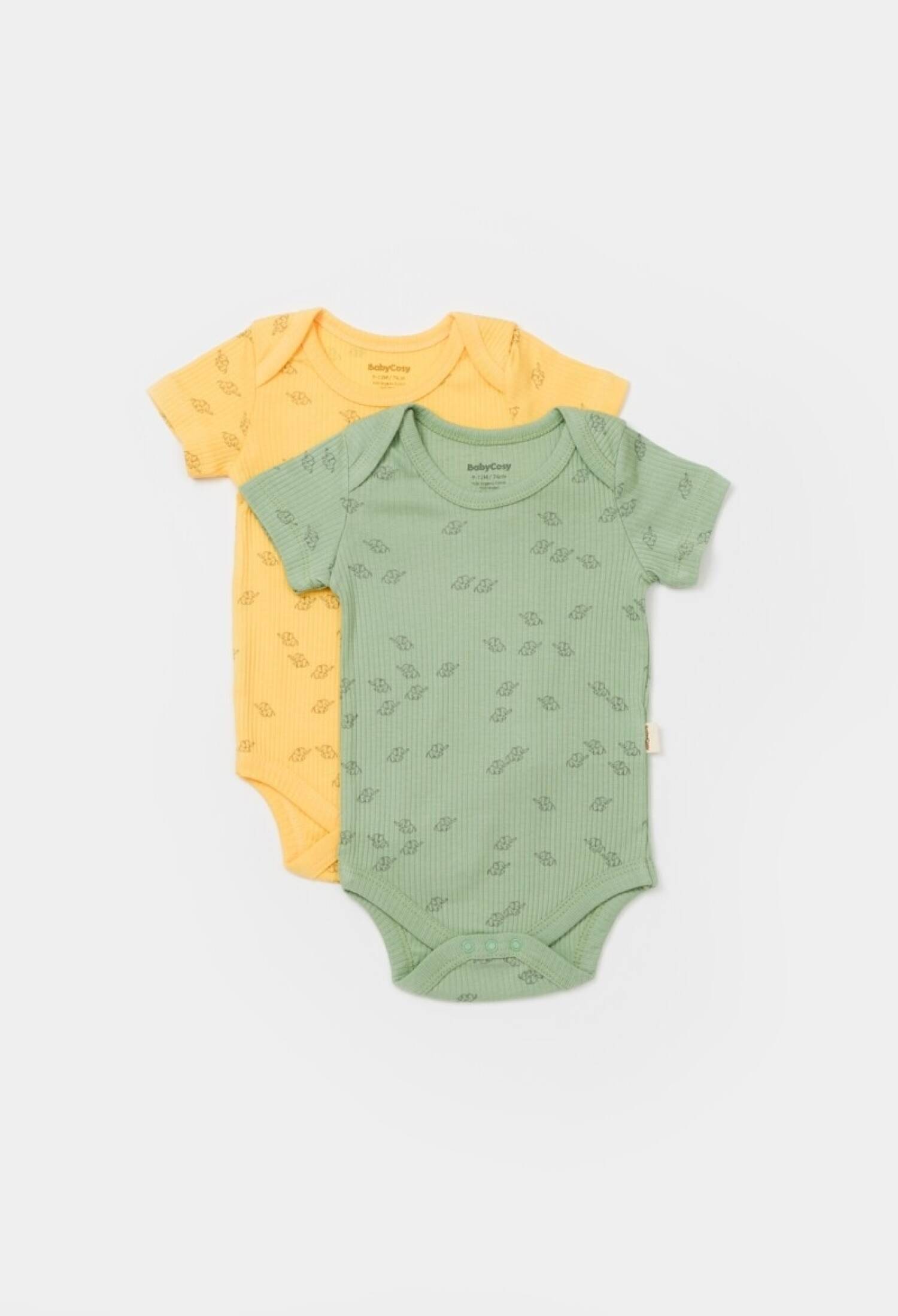 Toptan Bebek Modal 2'liKısa Kollu Badi 3-24M Baby Cosy 2022-CSYM11216 - 2022-CSYM11216 - Brand: BabyCosy - Kids & Bby Clothes From Peralane Kids Turkey