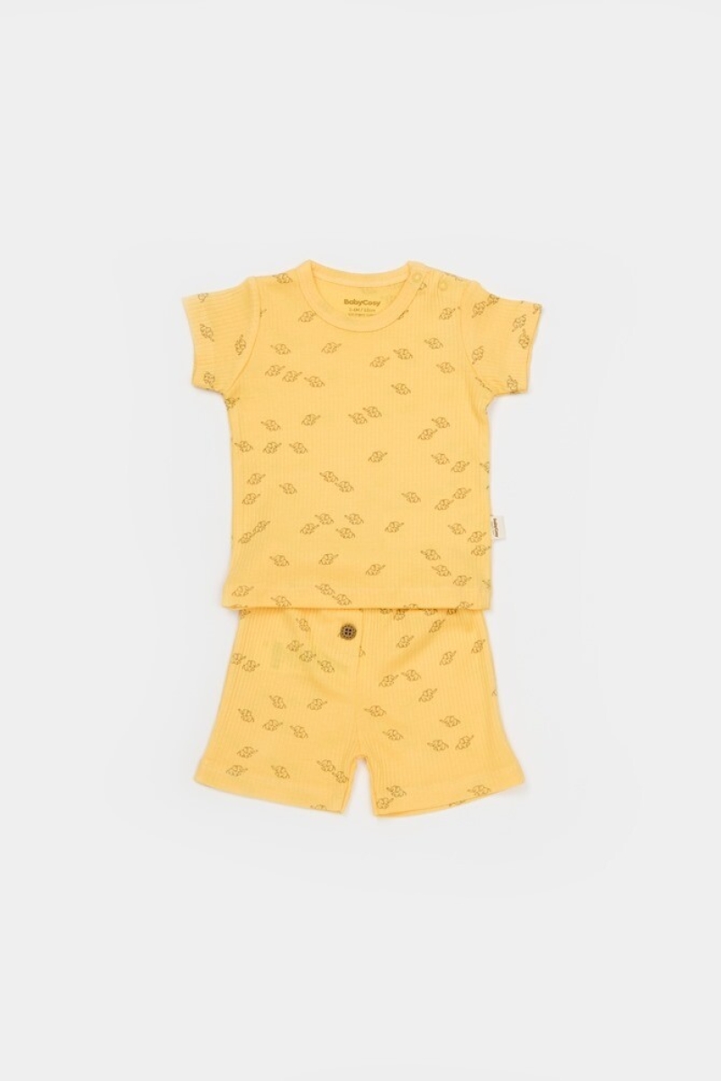Toptan Bebek Modal Şort & Tişört Takım 3-24M Baby Cosy 2022-CSYM11702 - 2022-CSYM11702 - Brand: BabyCosy - Kids & Bby Clothes From Peralane Kids Turkey