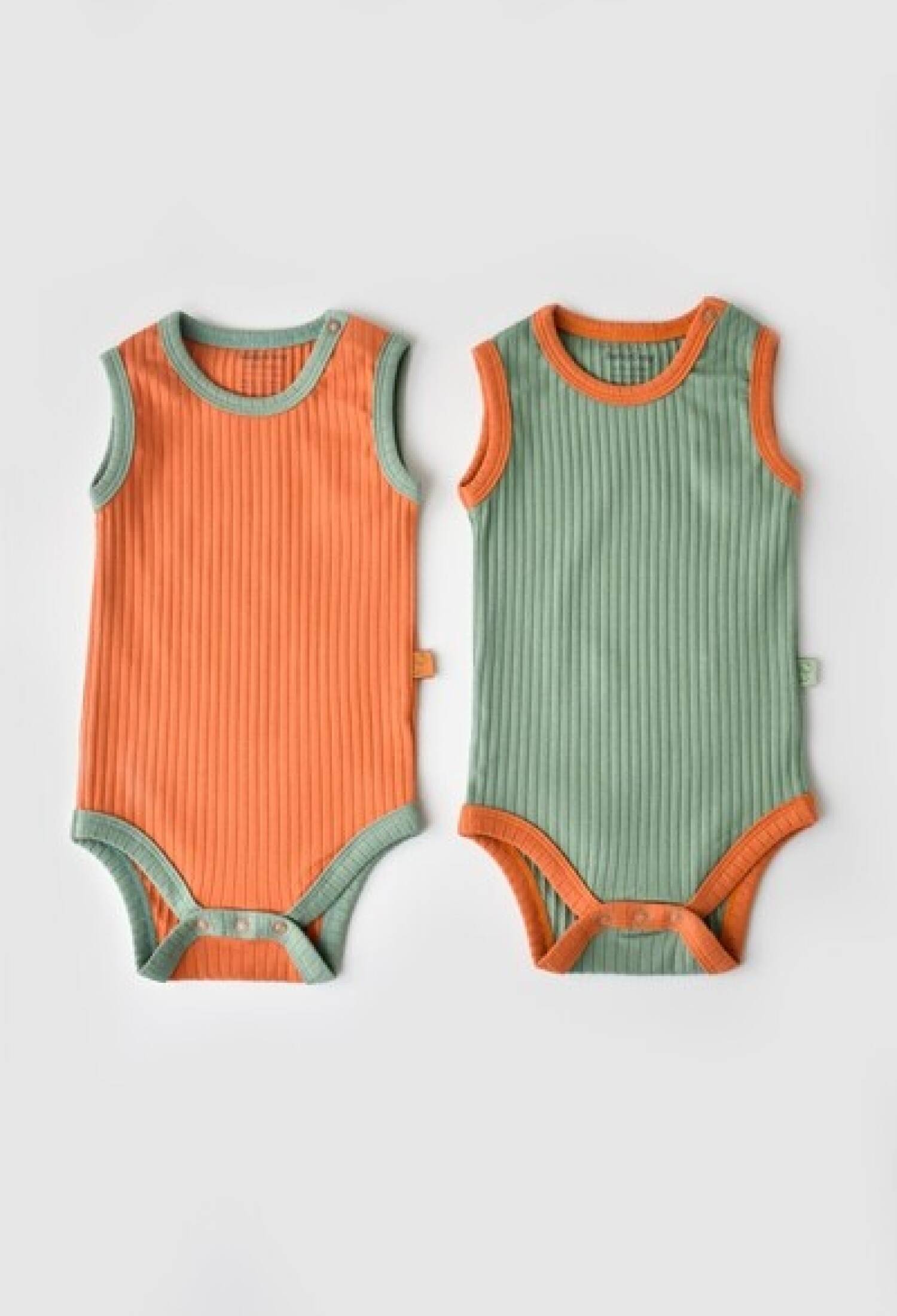 Toptan Bebek Ribana 2 li Askılı Badi 3-24M Baby Cosy 2022-CSYR4100 - 2022-CSYR4100 - Brand: BabyCosy - Kids & Bby Clothes From Peralane Kids Turkey