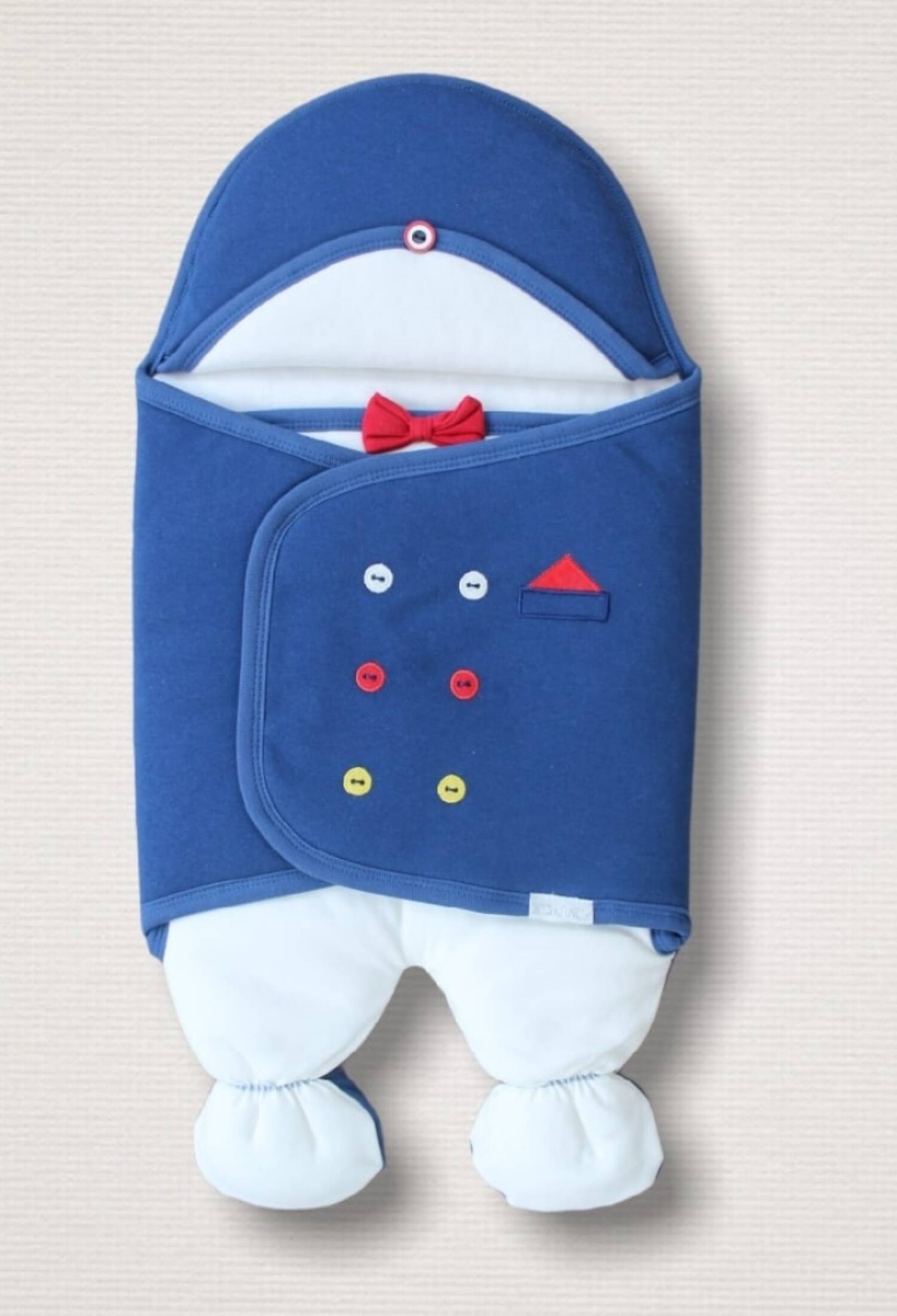 Toptan Bebek Smokinli Ayaklı Kundak 0-9M 1074-45089 - 1074-45089 - Brand: Tomuycuk - Kids & Bby Clothes From Peralane Kids Turkey