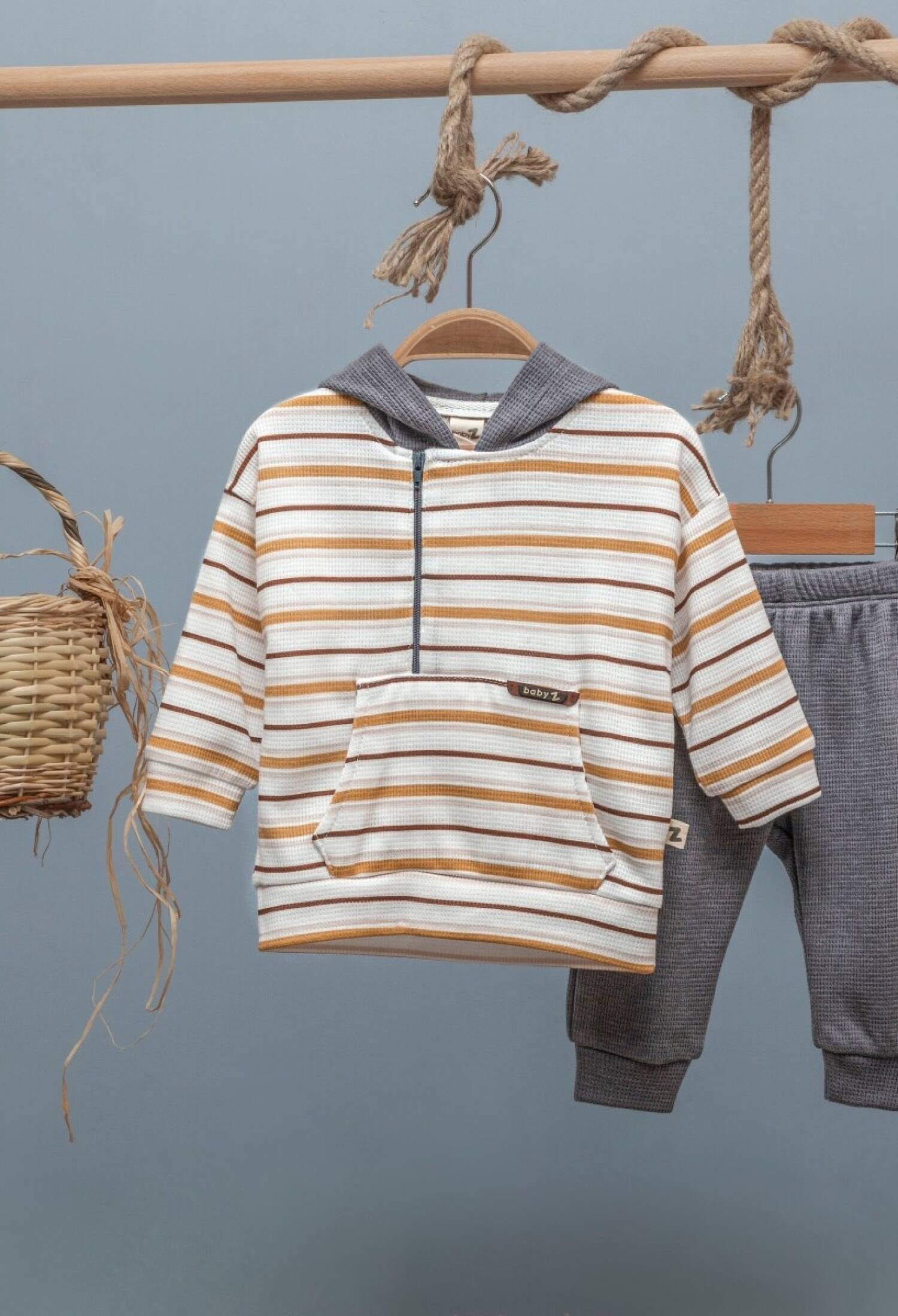 Toptan Erkek Bebek 2'li Eşofman Takımı 6-24M 1097-4670 - 1097-4670 - Brand: BabyZ - Kids & Bby Clothes From Peralane Kids Turkey