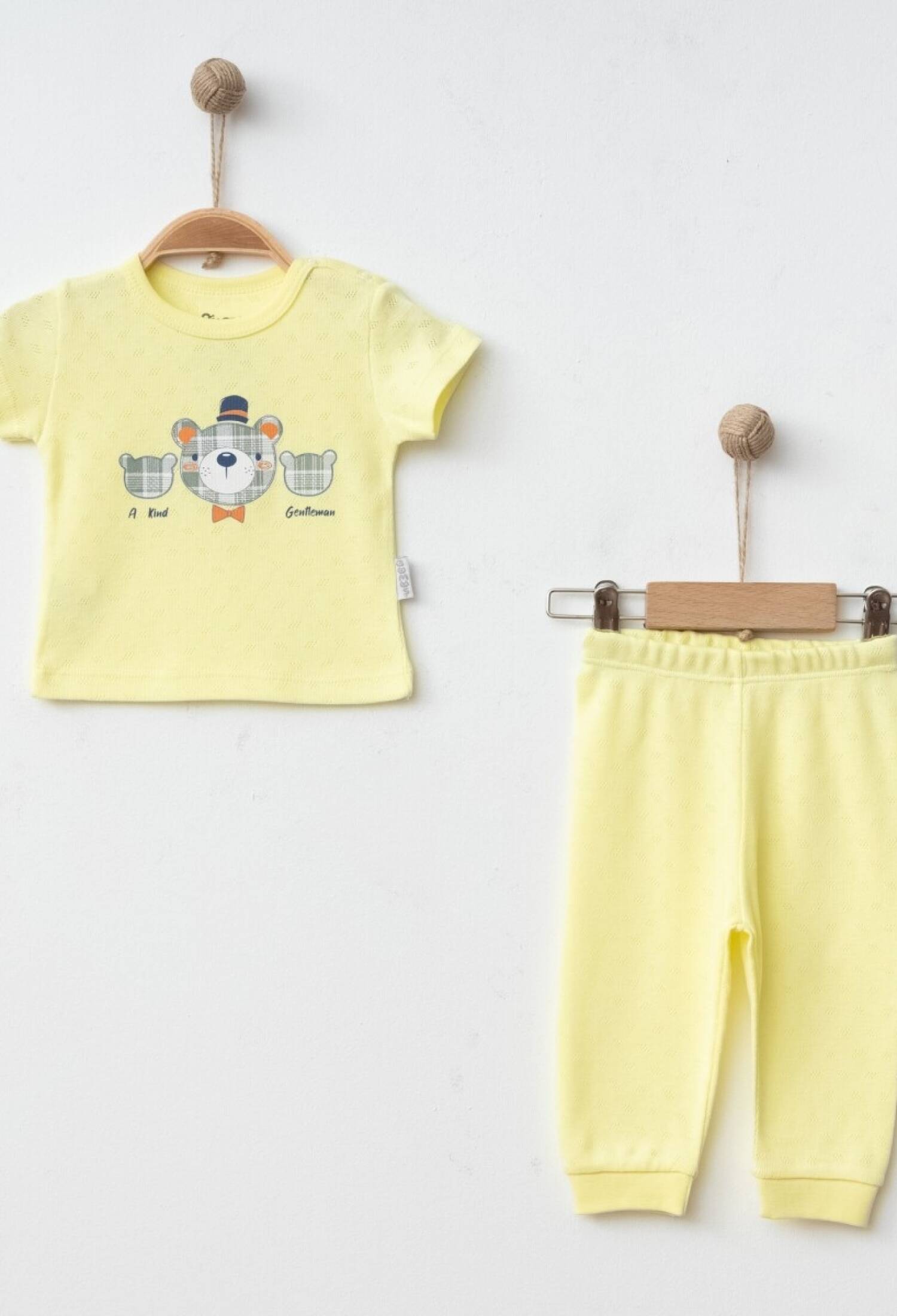 Toptan Erkek Bebek 2'li Pijama Takımı 6-18M 2043-002080 - 2043-002080 - Brand: Gümüş Baby - Kids & Bby Clothes From Peralane Kids Turkey