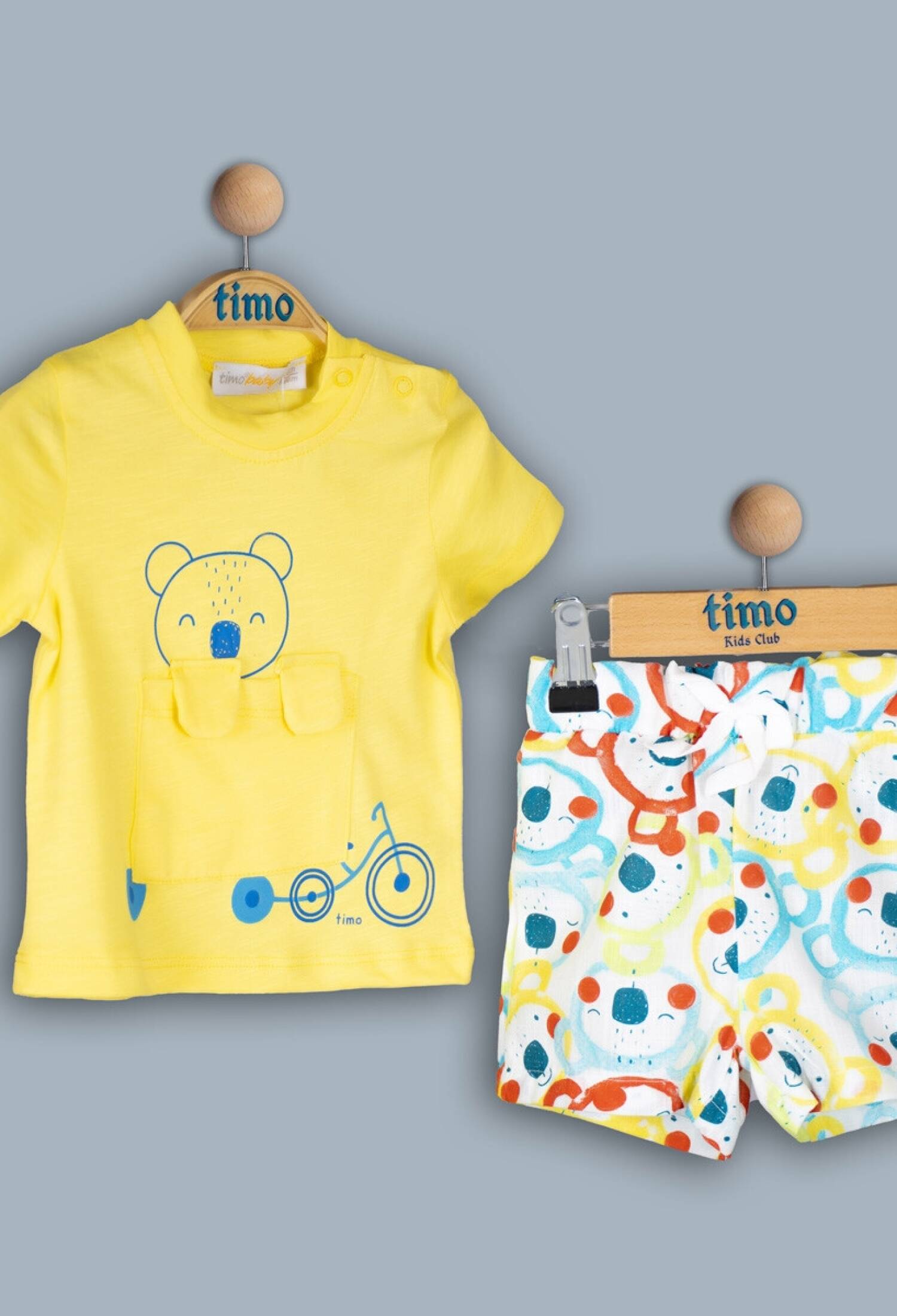 Toptan Erkek Bebek 2'li Tişört ve Şort Takımı 2-5Y 1018-TE4DT202241502 - 1018-TE4DT202241502 - Brand: Timo - Kids & Bby Clothes From Peralane Kids Turkey