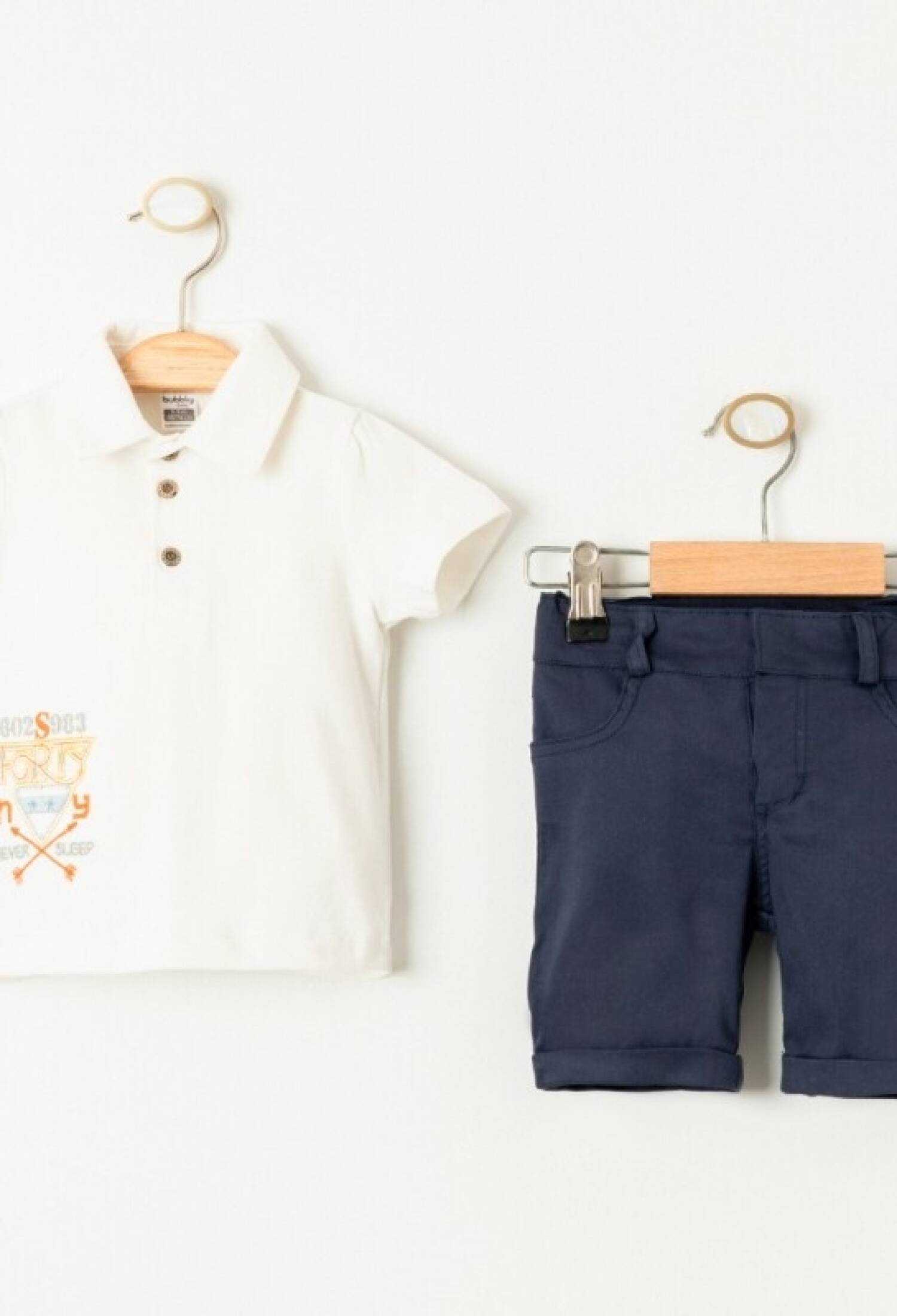 Toptan Erkek Bebek 2'li Tişört ve Şort Takımı 6-24M 2035-727 - 2035-727 - Brand: Bubbly - Kids & Bby Clothes From Peralane Kids Turkey