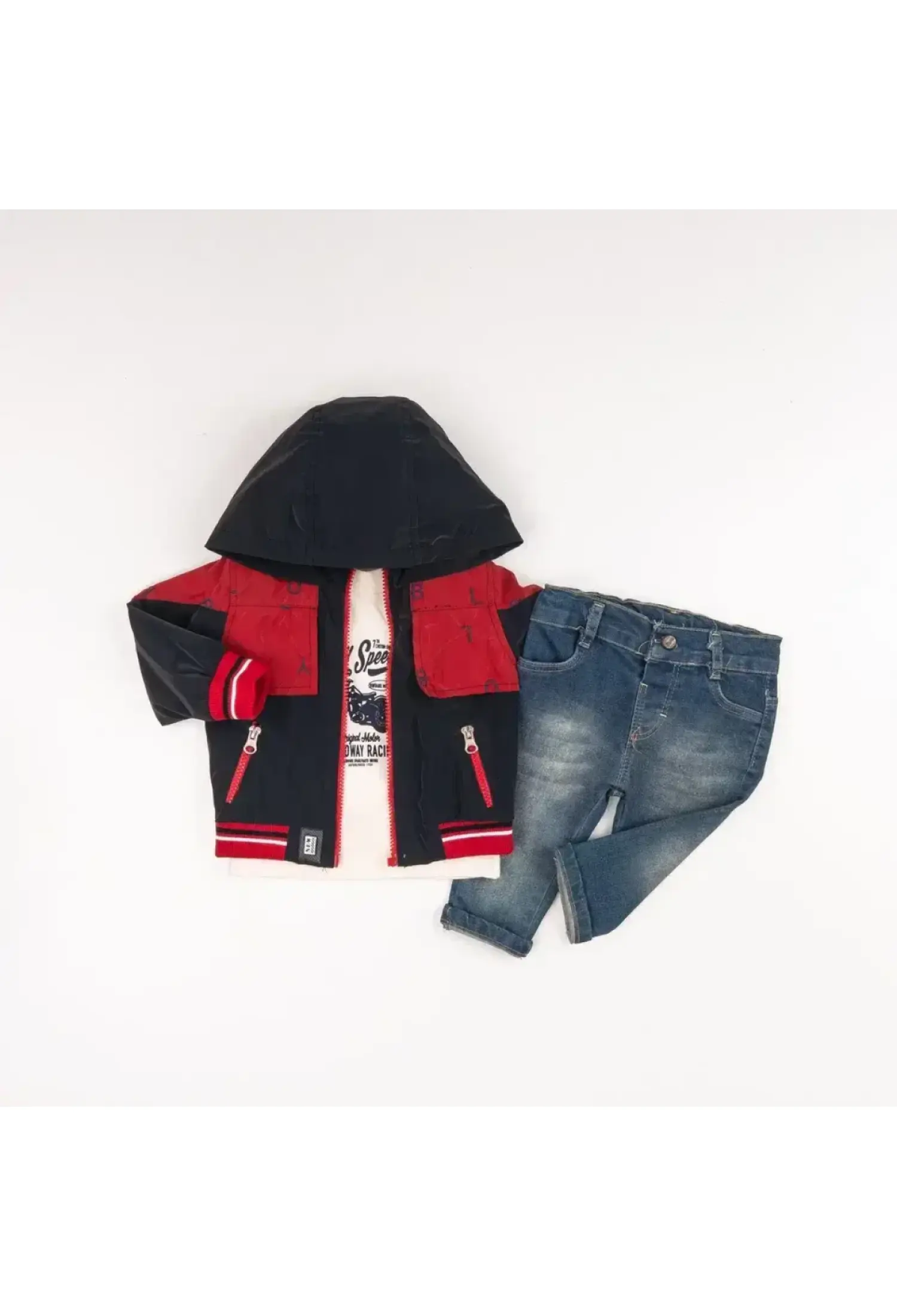 Toptan Erkek Bebek 3'lü Pantolon, Ceket ve Tişört Takım 6-24M 2035-1562 - 2035-1562 - Brand: Bubbly - Kids & Bby Clothes From Peralane Kids Turkey