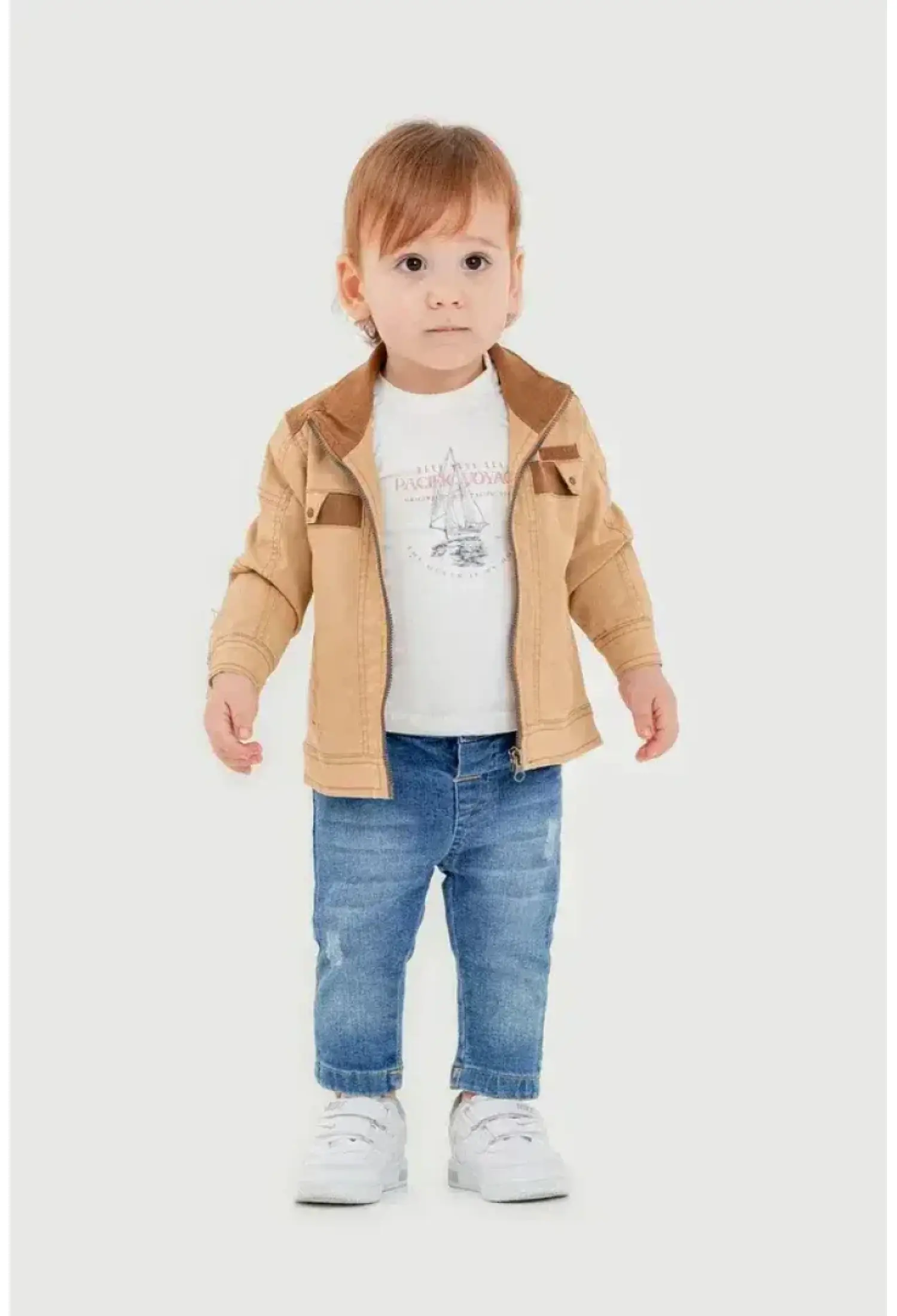 Toptan Erkek Bebek 3'lü Pantolon, Ceket ve Tişört Takımı 6-24M 2035-352 - 2035-352 - Brand: Bubbly - Kids & Bby Clothes From Peralane Kids Turkey