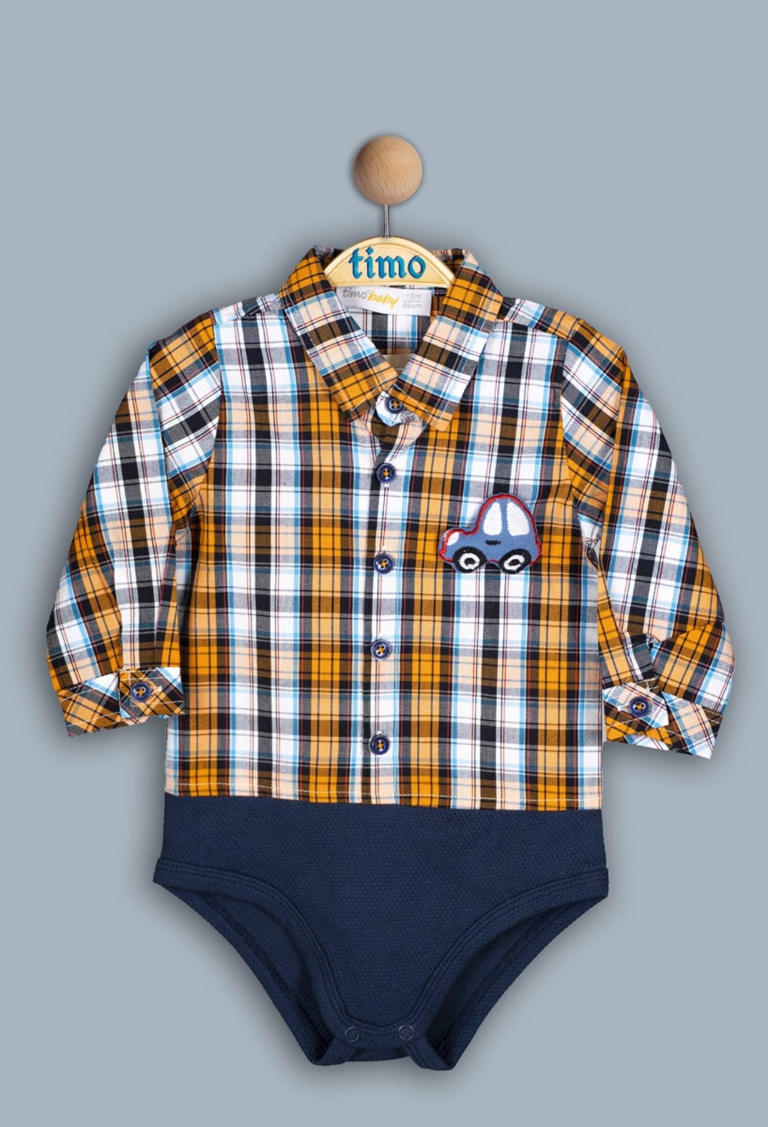 Toptan Erkek Bebek Ekoseli Body 6-24M 1018-TE4DÜ202243561 - 1018-TE4DÜ202243561 - Brand: Timo - Kids & Bby Clothes From Peralane Kids Turkey