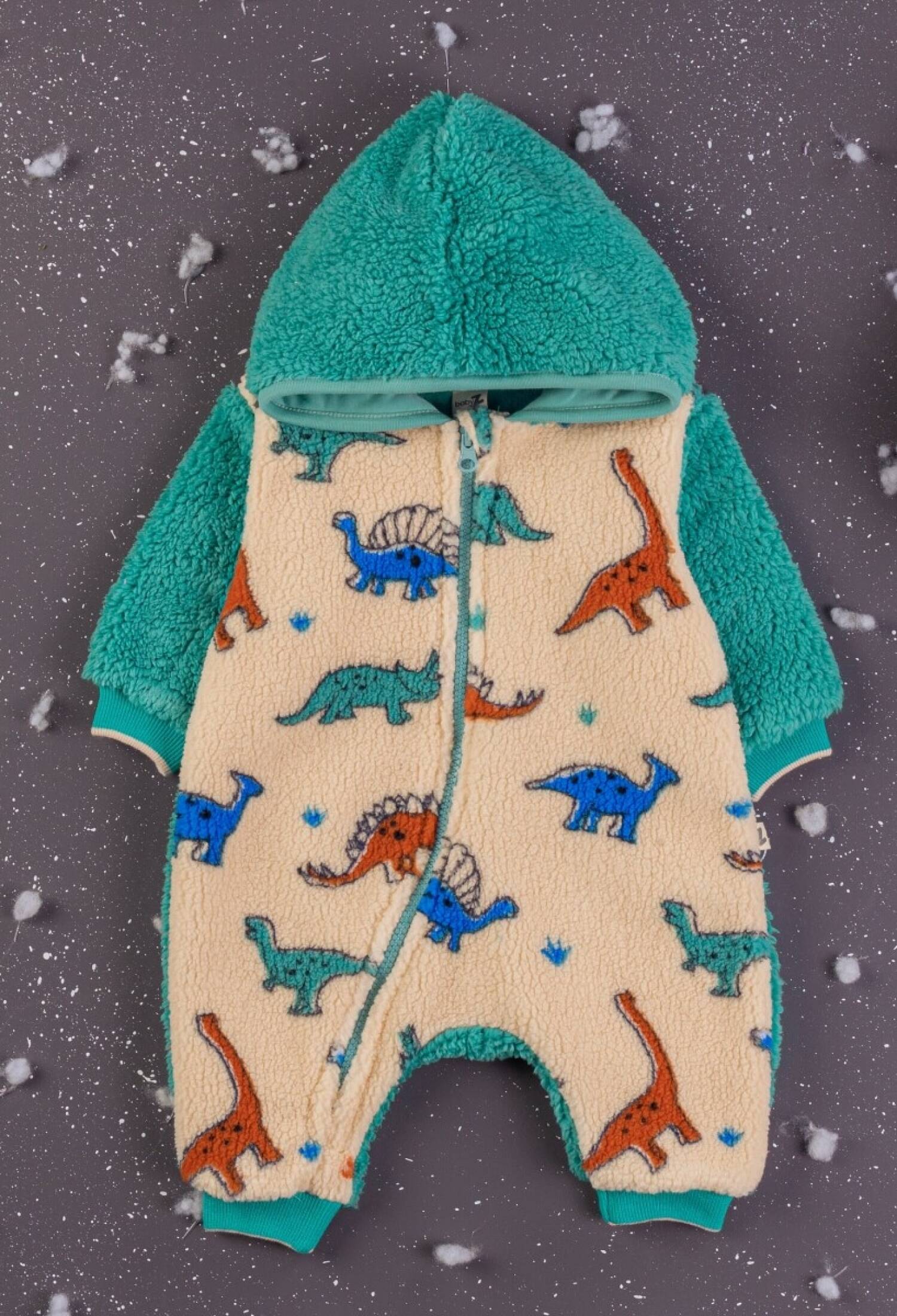 Toptan Erkek Bebek Kapşonlu Tulum 3-12M 1097-4353 - 1097-4353 - Brand: BabyZ - Kids & Bby Clothes From Peralane Kids Turkey