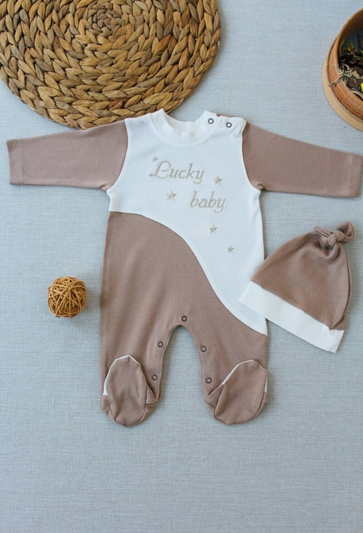 Toptan Erkek Bebek Şapkalı Tulum 0-3M 1074-25280 - 1074-25280 - Brand: Tomuycuk - Kids & Bby Clothes From Peralane Kids Turkey