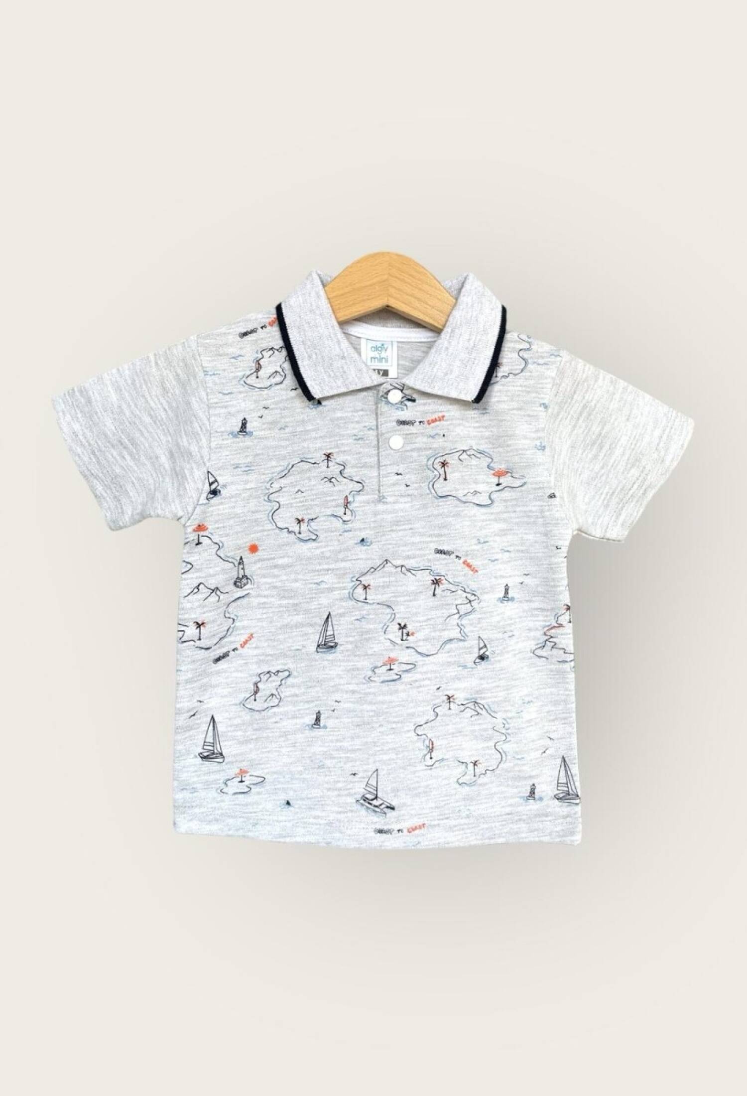 Toptan Erkek Bebek Tişört 1-4Y 2047-3563 - 2047-3563 - Brand: Algiy Mini - Kids & Bby Clothes From Peralane Kids Turkey