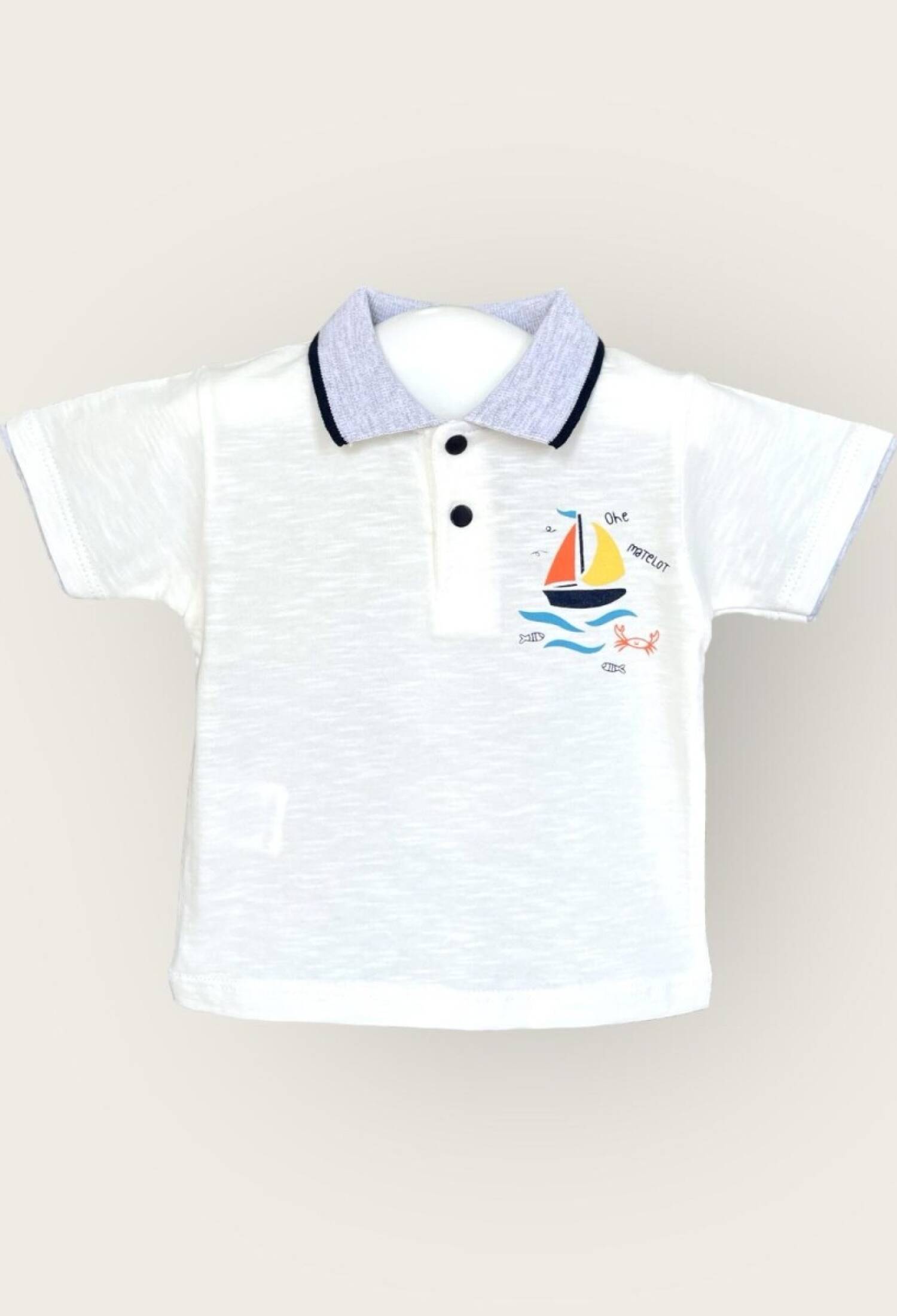 Toptan Erkek Bebek Tişört 6-18M 2047-3551 - 2047-3551 - Brand: Algiy Mini - Kids & Bby Clothes From Peralane Kids Turkey