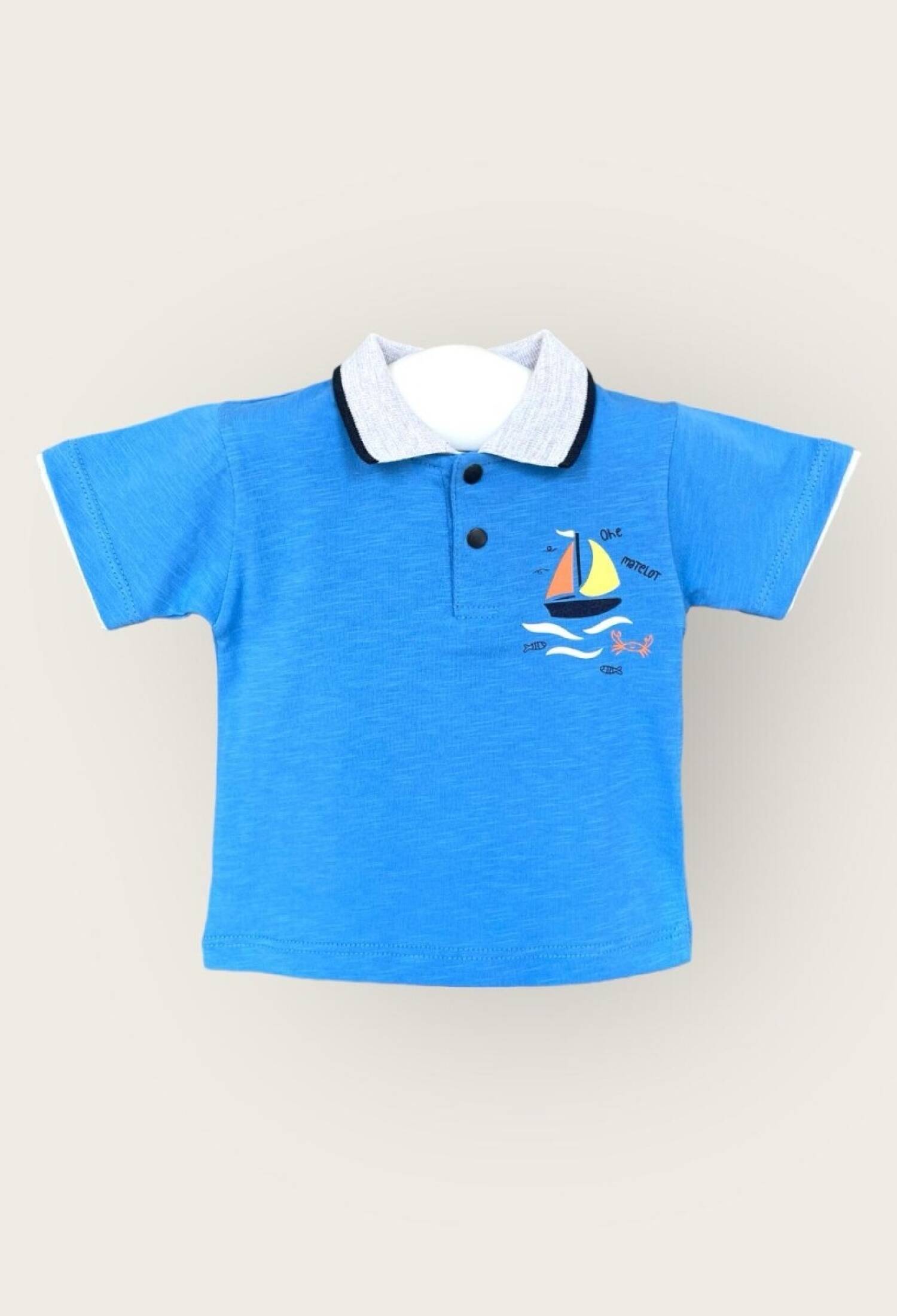 Toptan Erkek Bebek Tişört 6-18M 2047-3551 - 2047-3551 - Brand: Algiy Mini - Kids & Bby Clothes From Peralane Kids Turkey