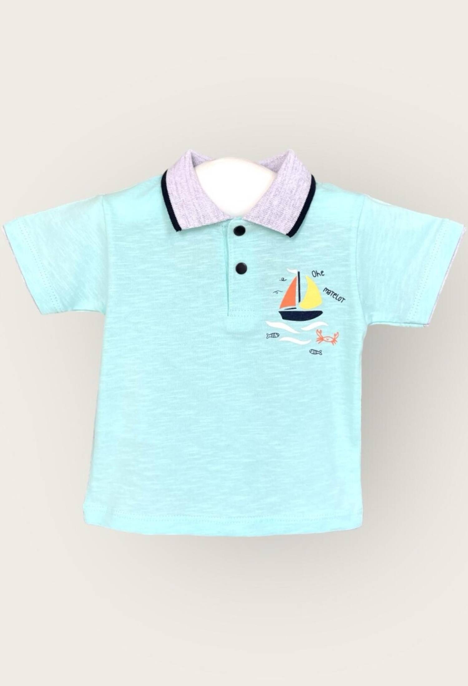 Toptan Erkek Bebek Tişört 6-18M 2047-3551 - 2047-3551 - Brand: Algiy Mini - Kids & Bby Clothes From Peralane Kids Turkey
