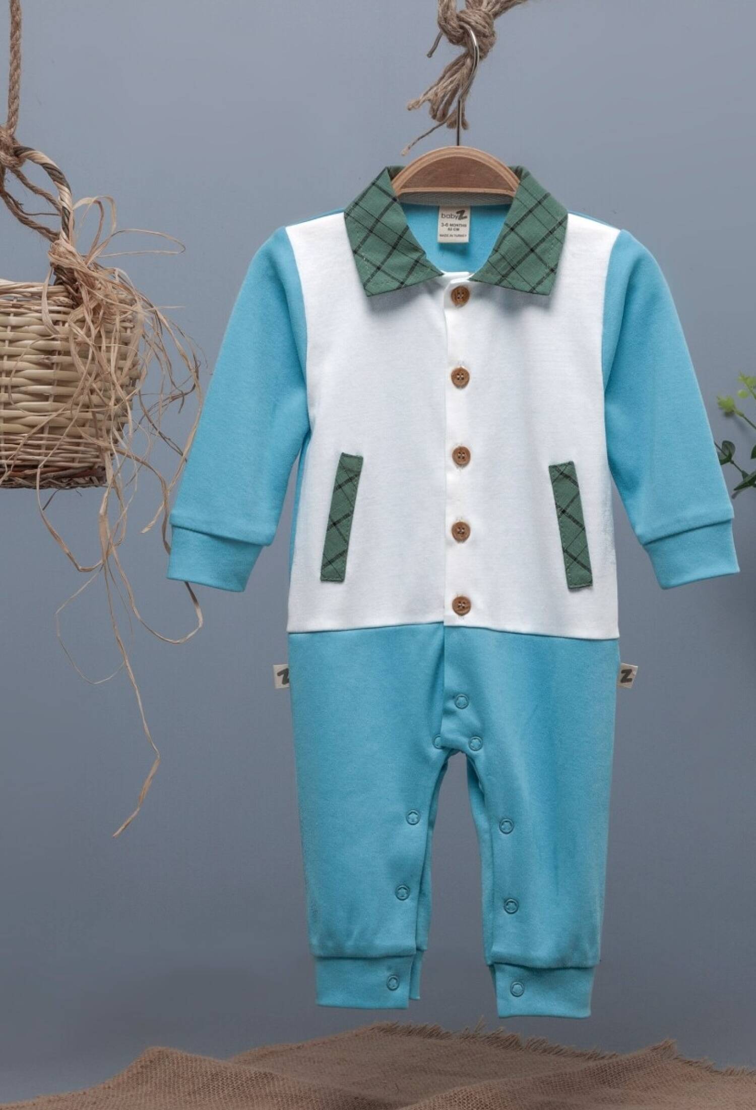 Toptan Erkek Bebek Tulum 3-12M 1097-4356 - 1097-4356 - Brand: BabyZ - Kids & Bby Clothes From Peralane Kids Turkey