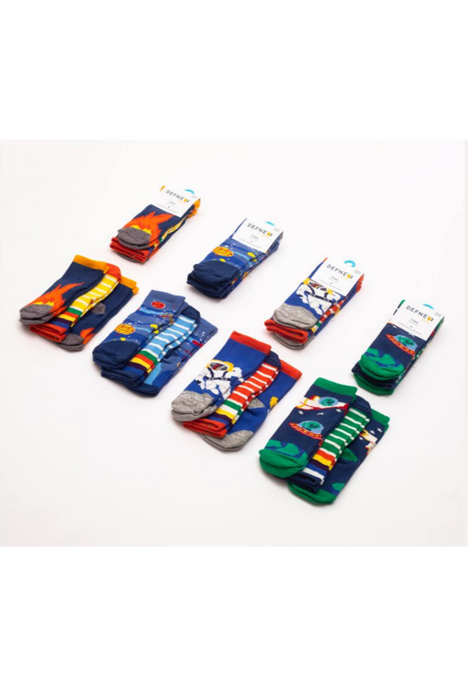 Toptan Erkek Çocuk 24 Çift Çorap 1064-DFN3-E014-22(3-4) - 1064-DFN3-E014-22(3-4) - Brand: Defne - Kids & Bby Clothes From Peralane Kids Turkey