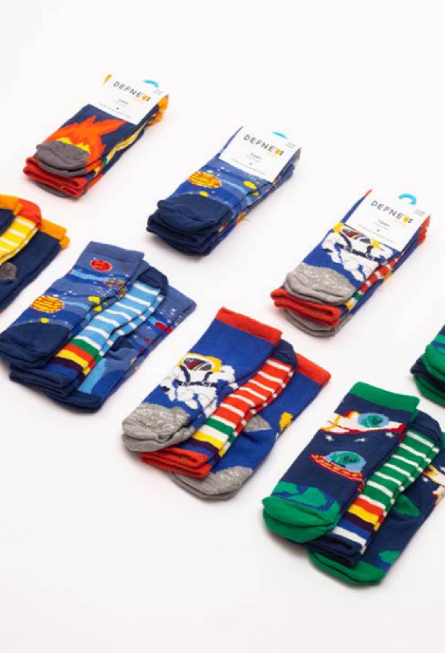 Toptan Erkek Çocuk 24 Çift Çorap 1064-DFN3-E014-22(3-4) - 1064-DFN3-E014-22(3-4) - Brand: Defne - Kids & Bby Clothes From Peralane Kids Turkey