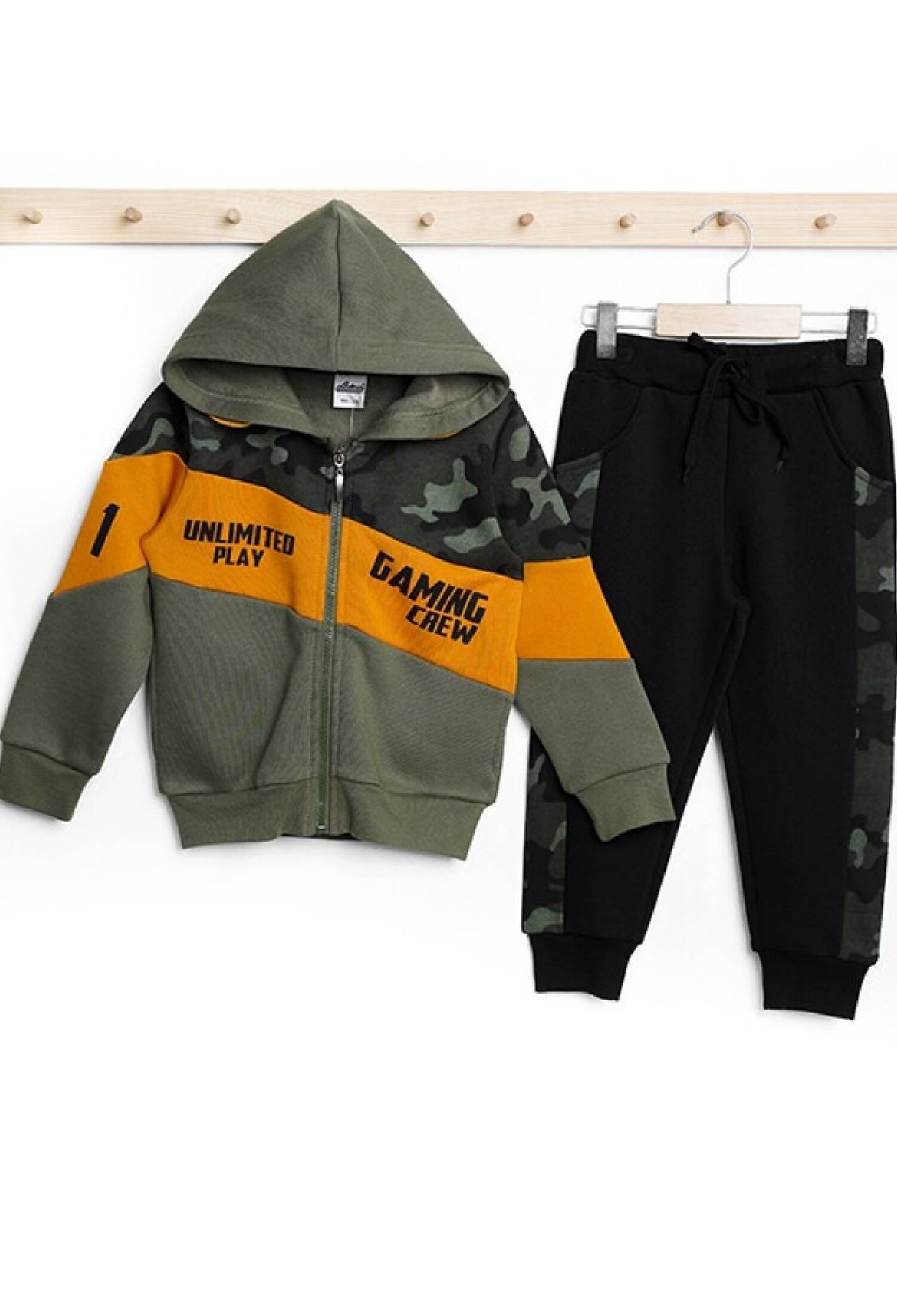 Toptan Erkek Çocuk 2'li Eşofman Takımı 3-6Y 1025-21501 - 1025-21501 - Brand: Elnino - Kids & Bby Clothes From Peralane Kids Turkey