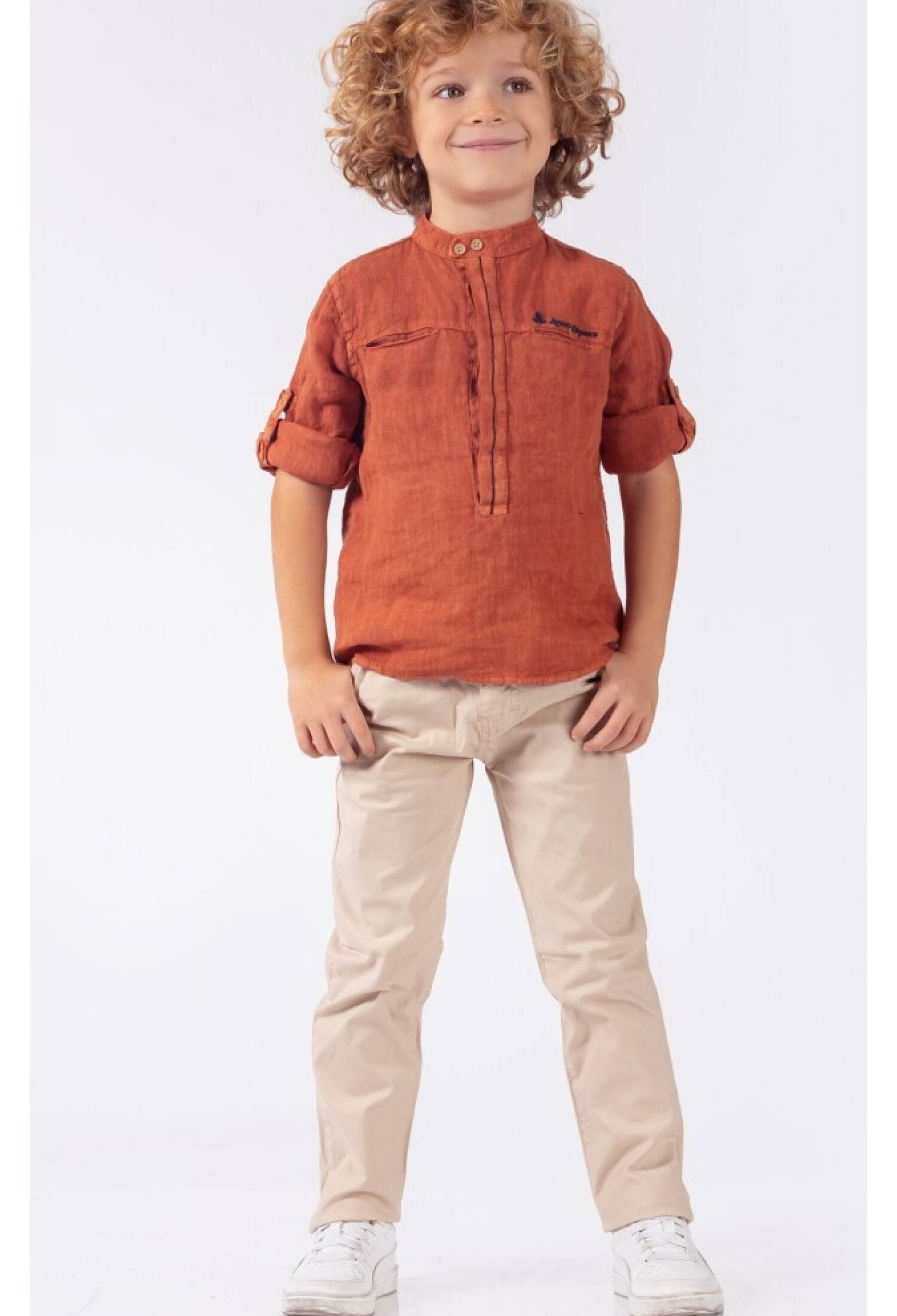 Toptan Erkek Çocuk 2'li Gömlek ve Pantolon Takım 1-4Y 1015-9630 - 1015-9630 - Brand: Lemon - Kids & Bby Clothes From Peralane Kids Turkey