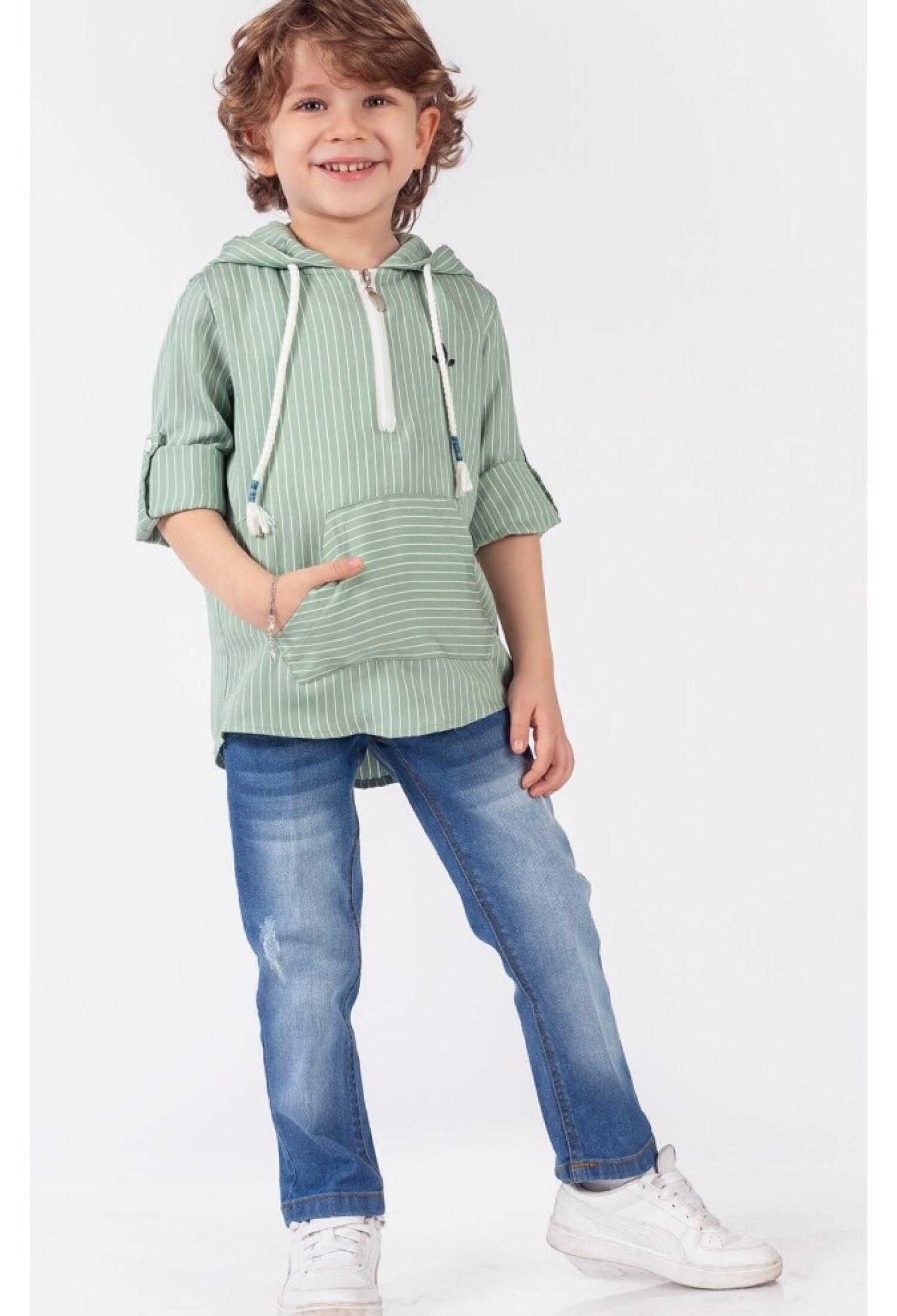 Toptan Erkek Çocuk 2'li Kapüşonlu Gömlek ve Kot Pantolon Takım 1-4Y 1015-9922 - 1015-9922 - Brand: Lemon - Kids & Bby Clothes From Peralane Kids Turkey