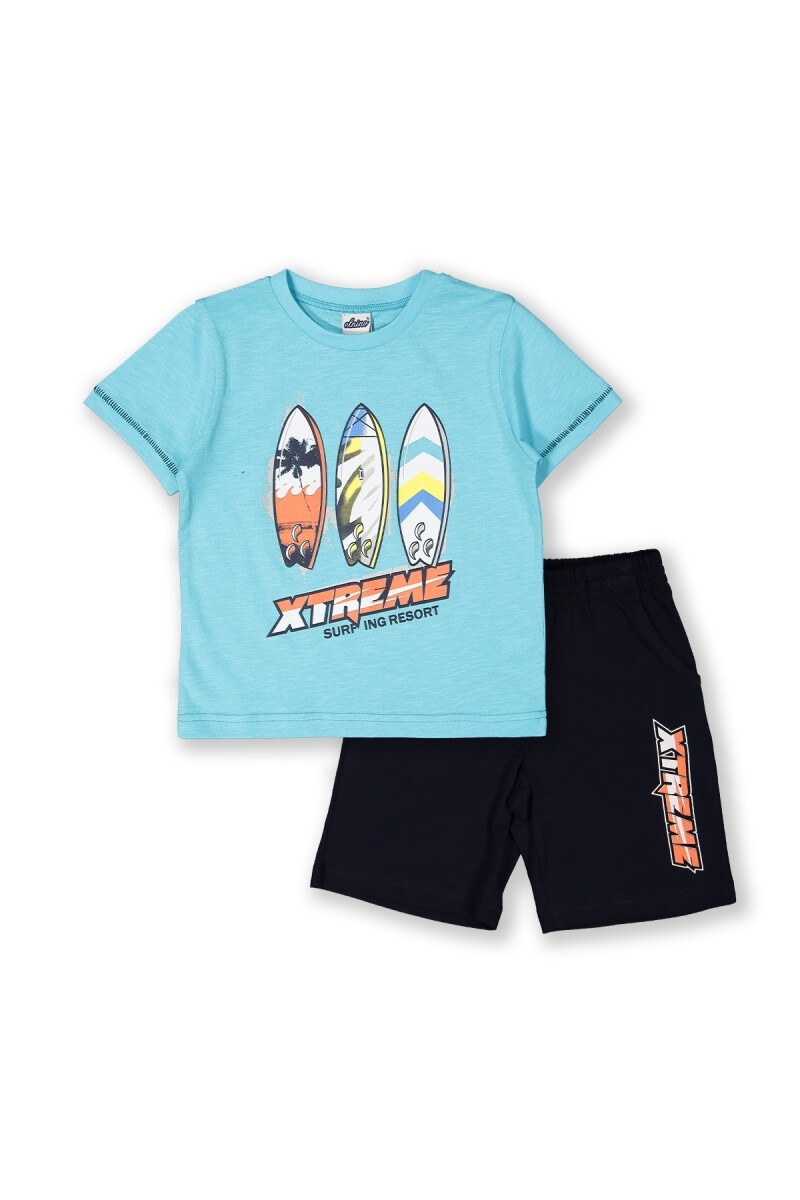 Toptan Erkek Çocuk 2’li Tişört ve Şort Takım 3-6Y 1025-22104 – 1025-22104 – Brand: Elnino – Kids & Bby Clothes From Peralane Kids Turkey