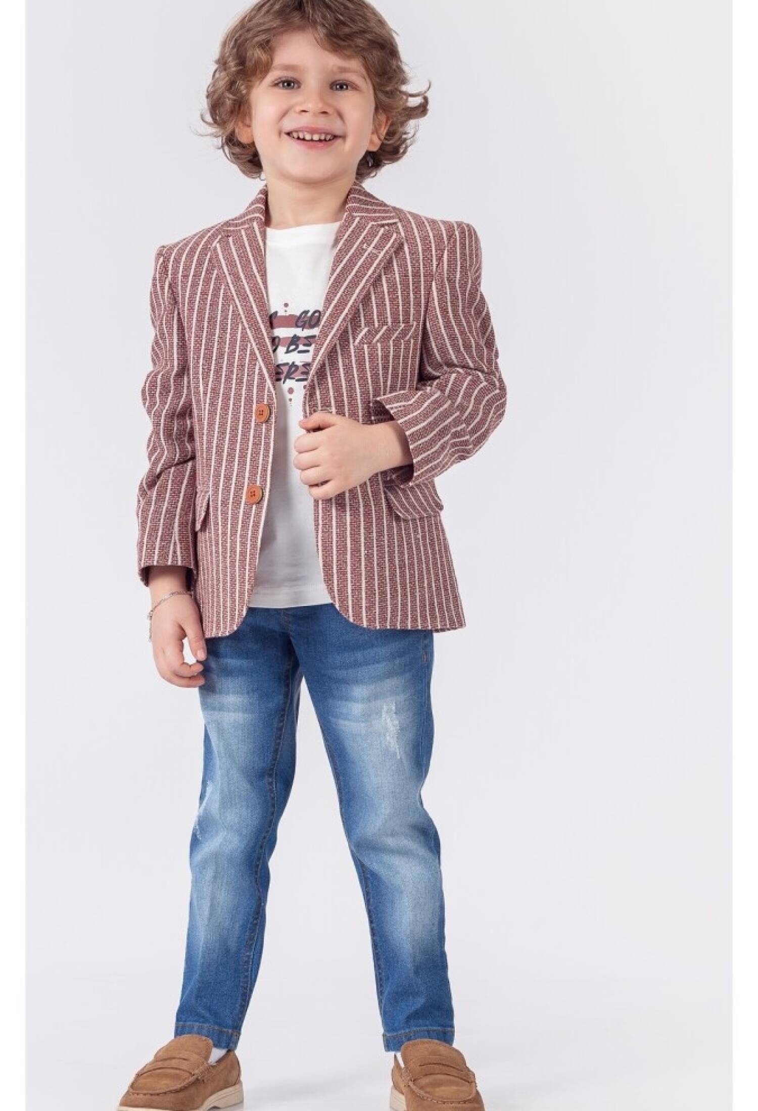 Toptan Erkek Çocuk 3'lü Ceket Tişört ve Kot Pantolon Takım 5-8Y 1015-9817 - 1015-9817 - Brand: Lemon - Kids & Bby Clothes From Peralane Kids Turkey