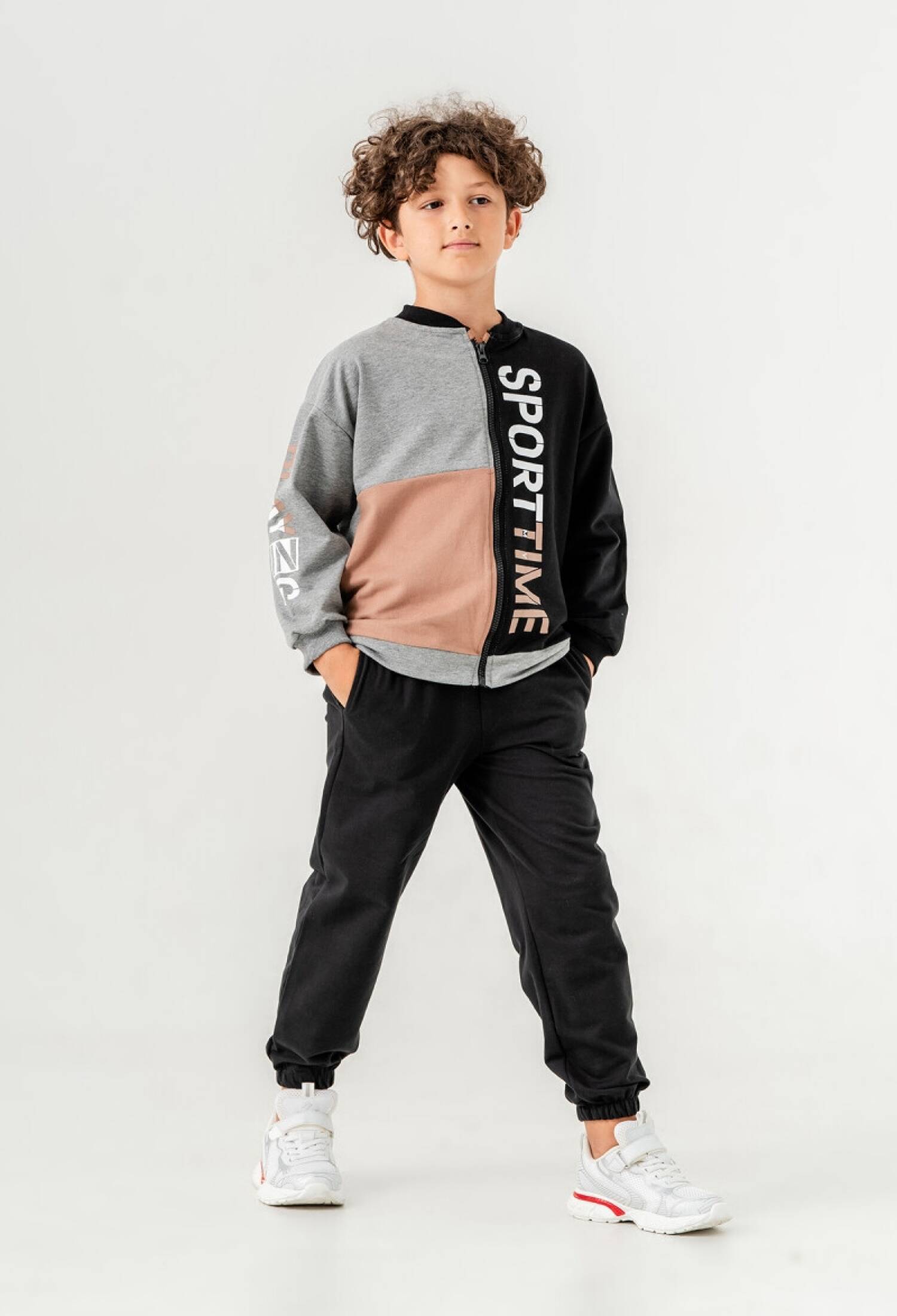 Toptan Erkek Çocuk Fermuarlı Eşofman Takımı 6-9Y 1099-0920 - 1099-0920 - Brand: Tuffy - Kids & Bby Clothes From Peralane Kids Turkey