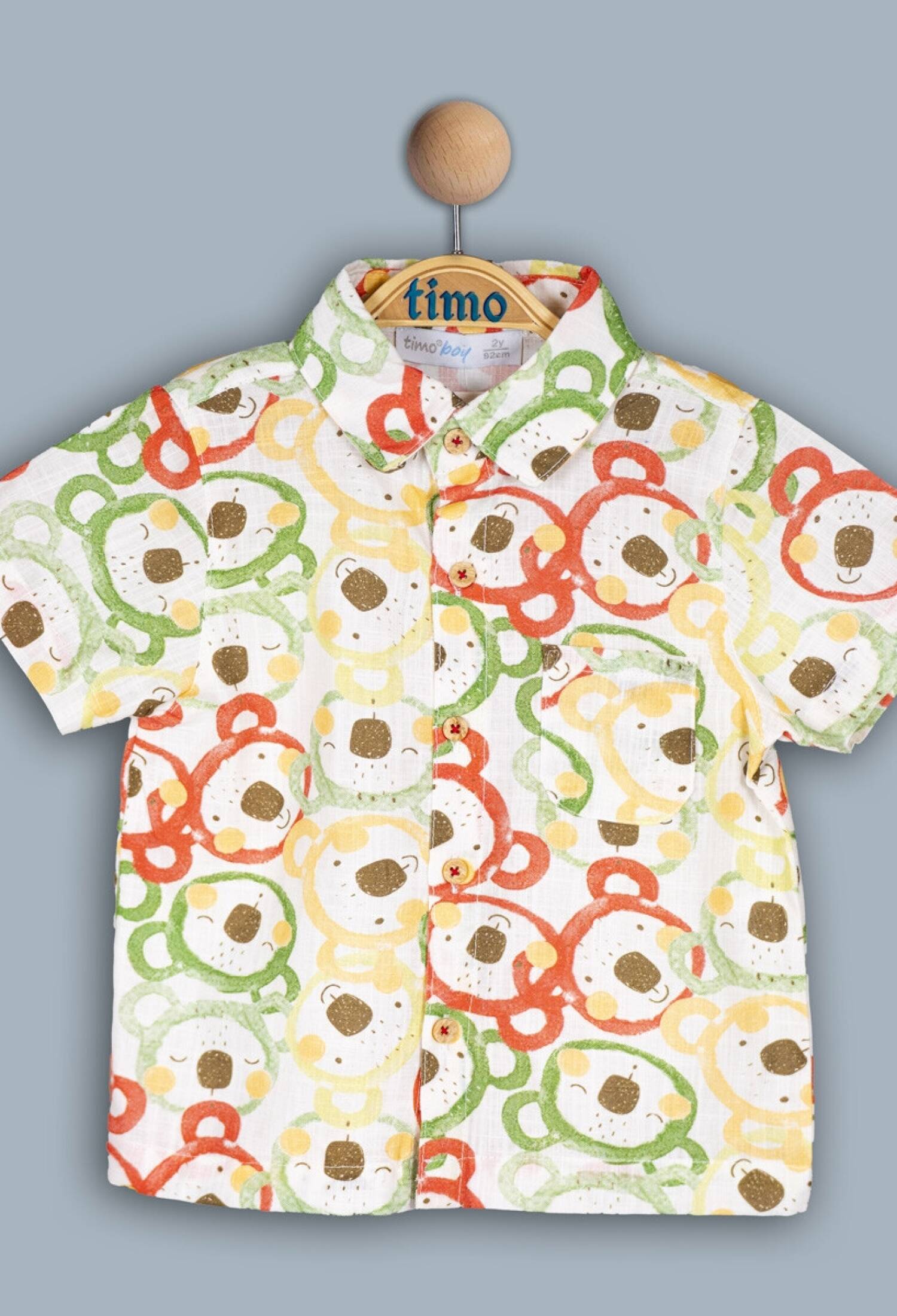 Toptan Erkek Çocuk Gömlek 2-5Y 1018-TE4DÜ042243062 - 1018-TE4DÜ042243062 - Brand: Timo - Kids & Bby Clothes From Peralane Kids Turkey