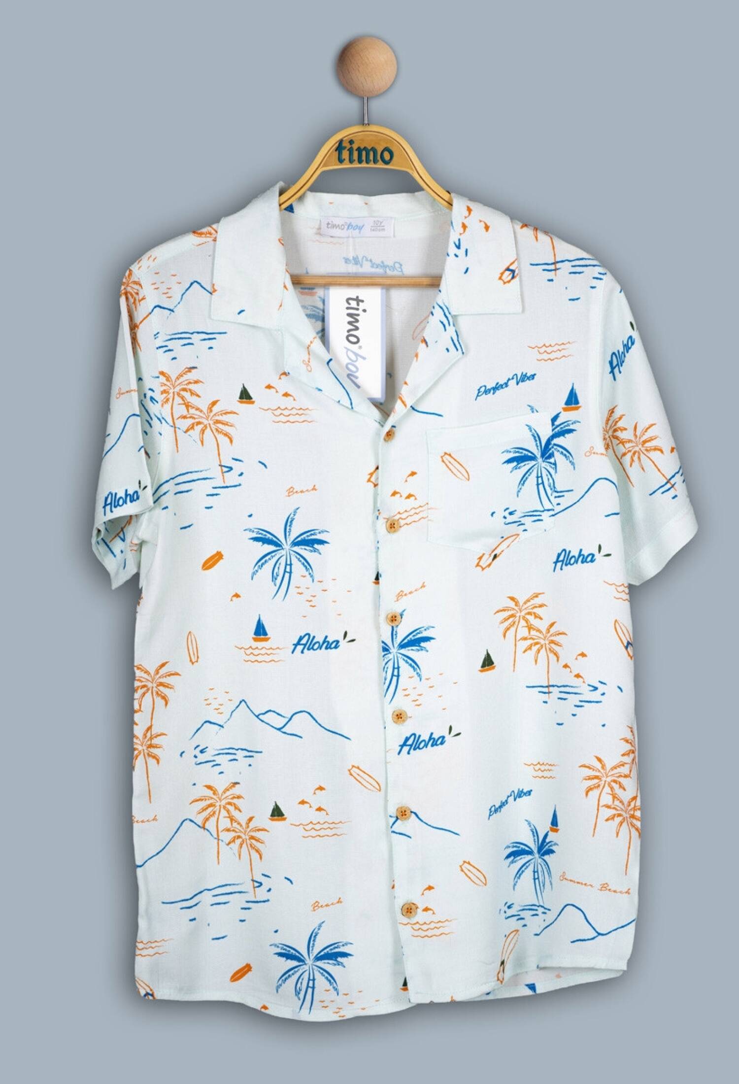 Toptan Erkek Çocuk Gömlek 6-9Y 1018-TE4DT202242603 - 1018-TE4DT202242603 - Brand: Timo - Kids & Bby Clothes From Peralane Kids Turkey