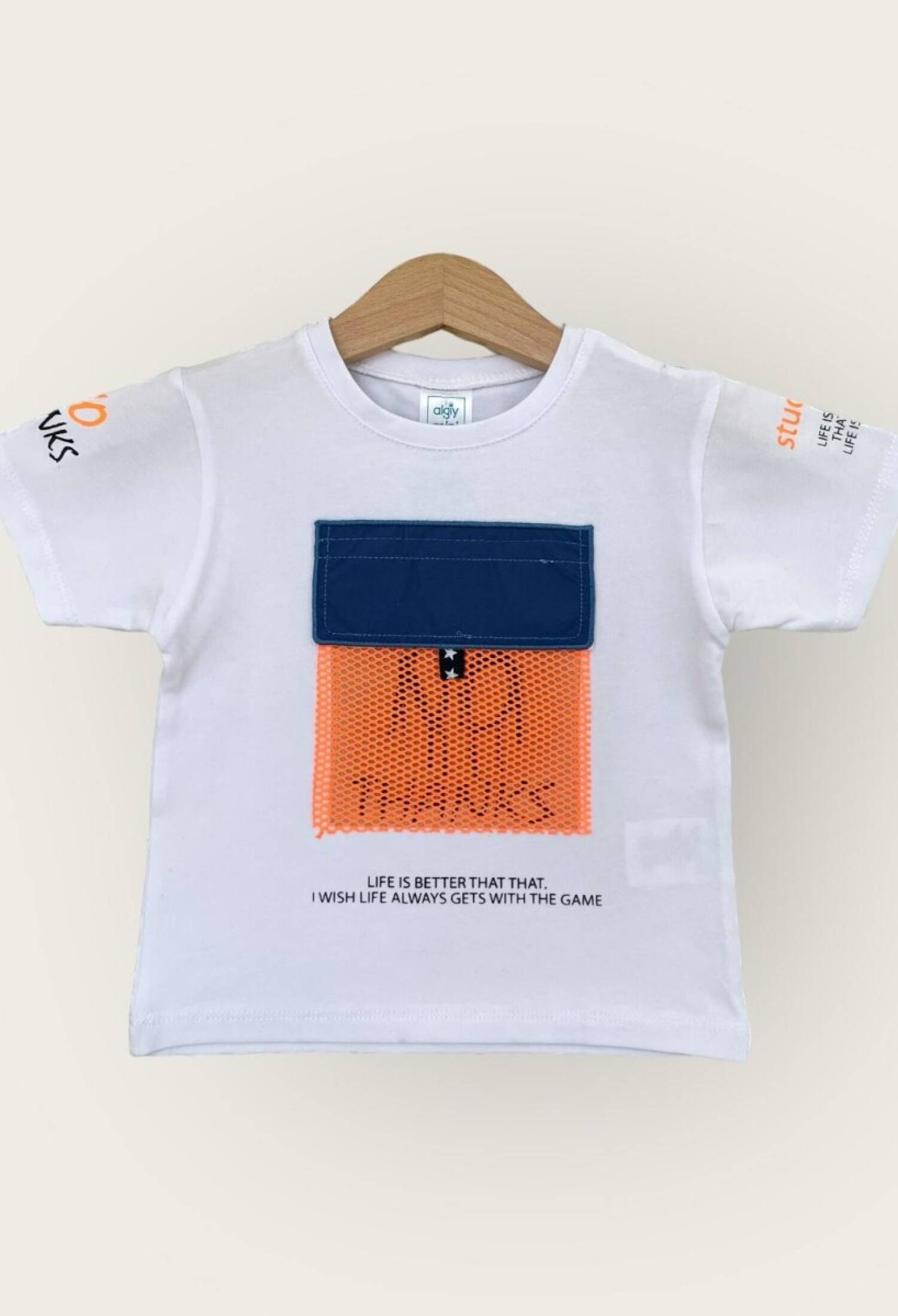 Toptan Erkek Çocuk Tişört 1-4Y 2047-3361 - 2047-3361 - Brand: Algiy Mini - Kids & Bby Clothes From Peralane Kids Turkey