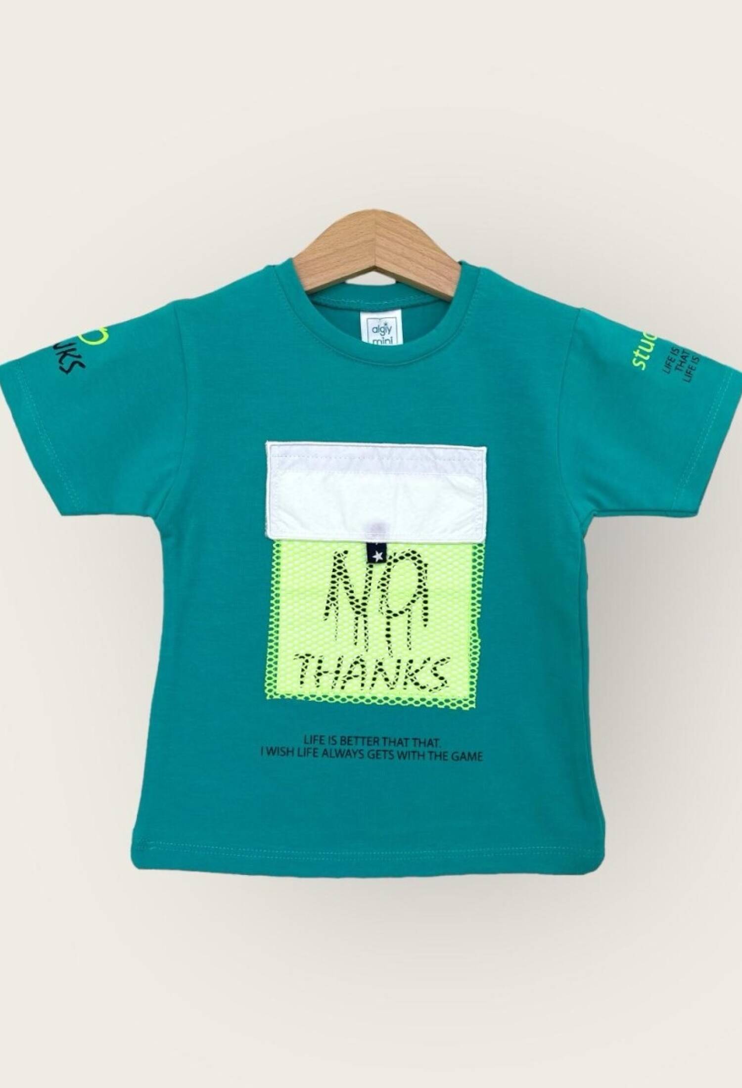 Toptan Erkek Çocuk Tişört 1-4Y 2047-3361 - 2047-3361 - Brand: Algiy Mini - Kids & Bby Clothes From Peralane Kids Turkey