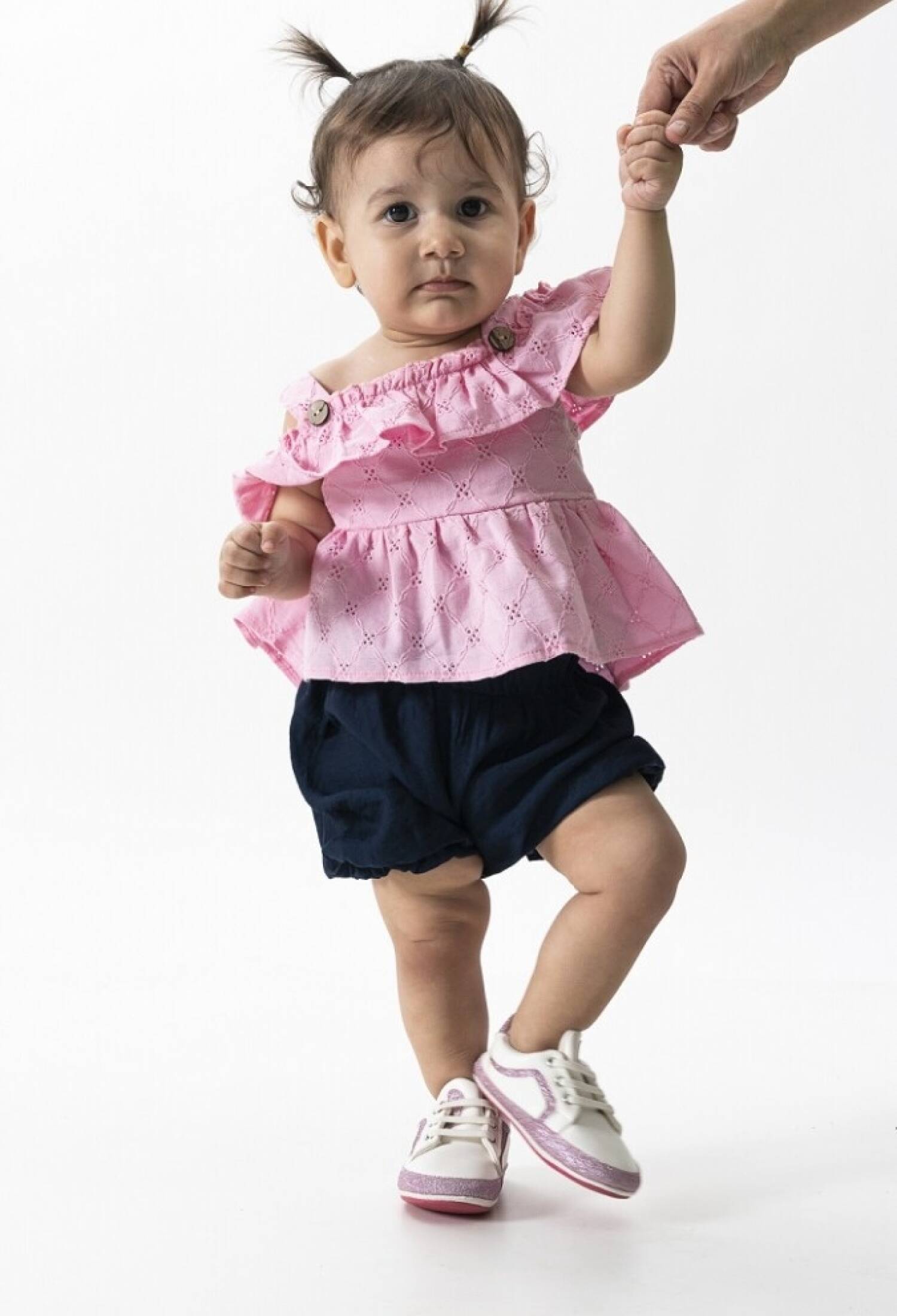 Toptan Kız Bebek 2'Li Bluz ve Şortlu Takım 6-18M 1022-23136 - 1022-23136 - Brand: Wecan - Kids & Bby Clothes From Peralane Kids Turkey